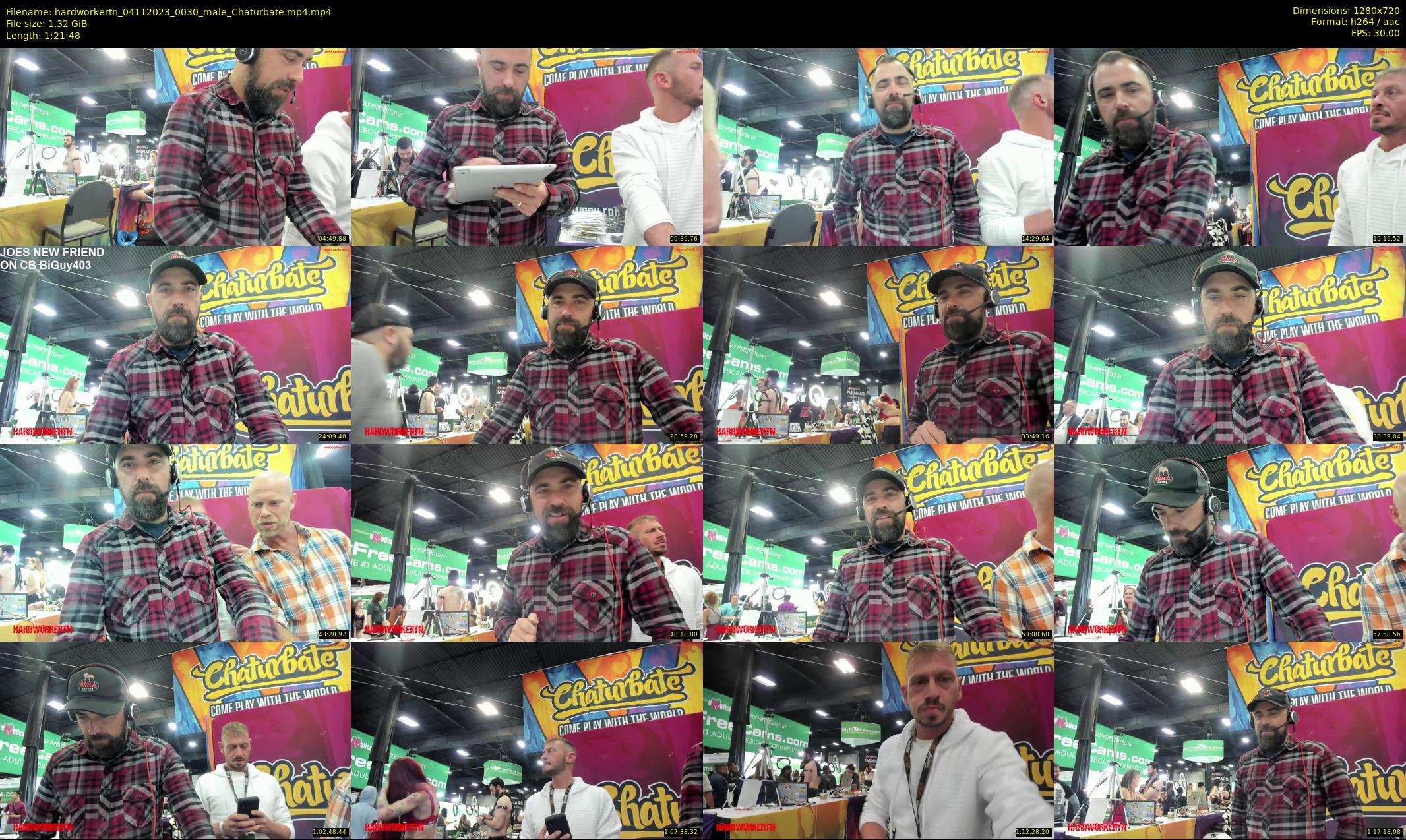 hardworkertn — 82 minute Chaturbate male cam show recording, 720p, Nov 4, 2023