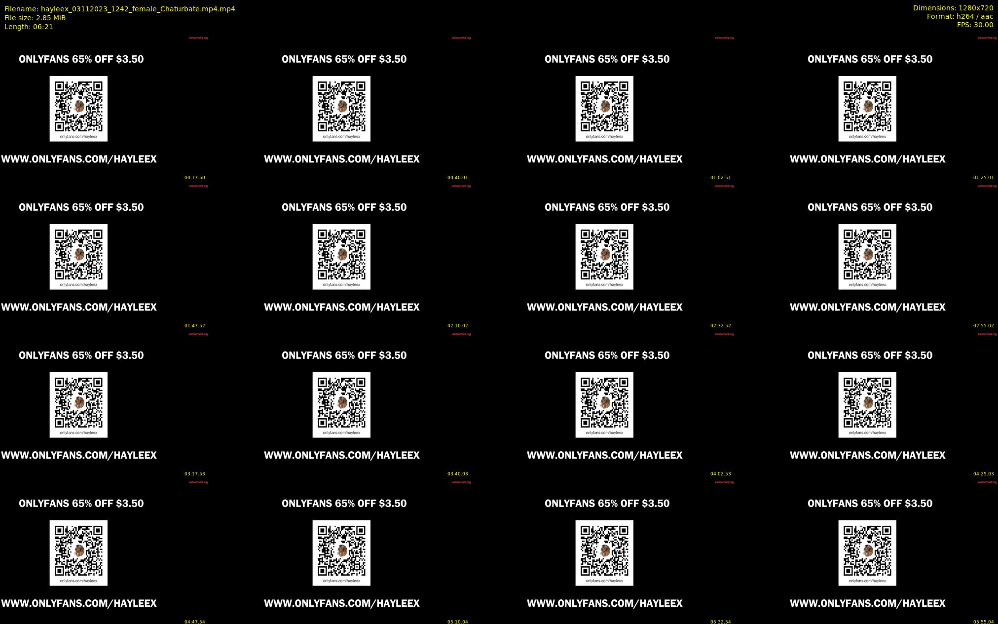 hayleex — 7 minute Chaturbate female cam show recording, 720p, Nov 3, 2023