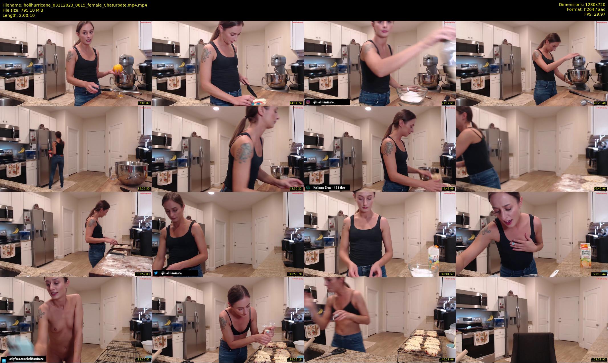 holihurricane — 121 minute Chaturbate female cam show recording, 720p, Nov 3, 2023