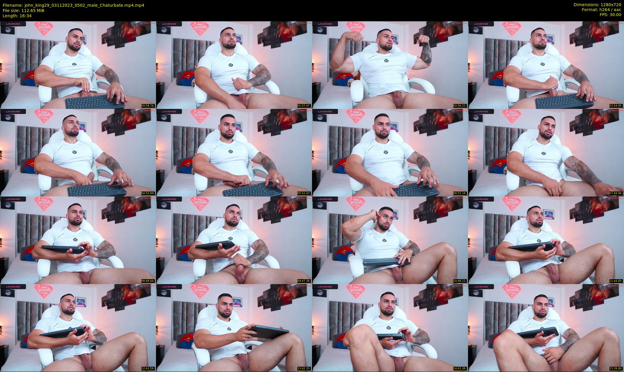 john_king29 — 17 minute Chaturbate male cam show recording, 720p, Nov 3, 2023