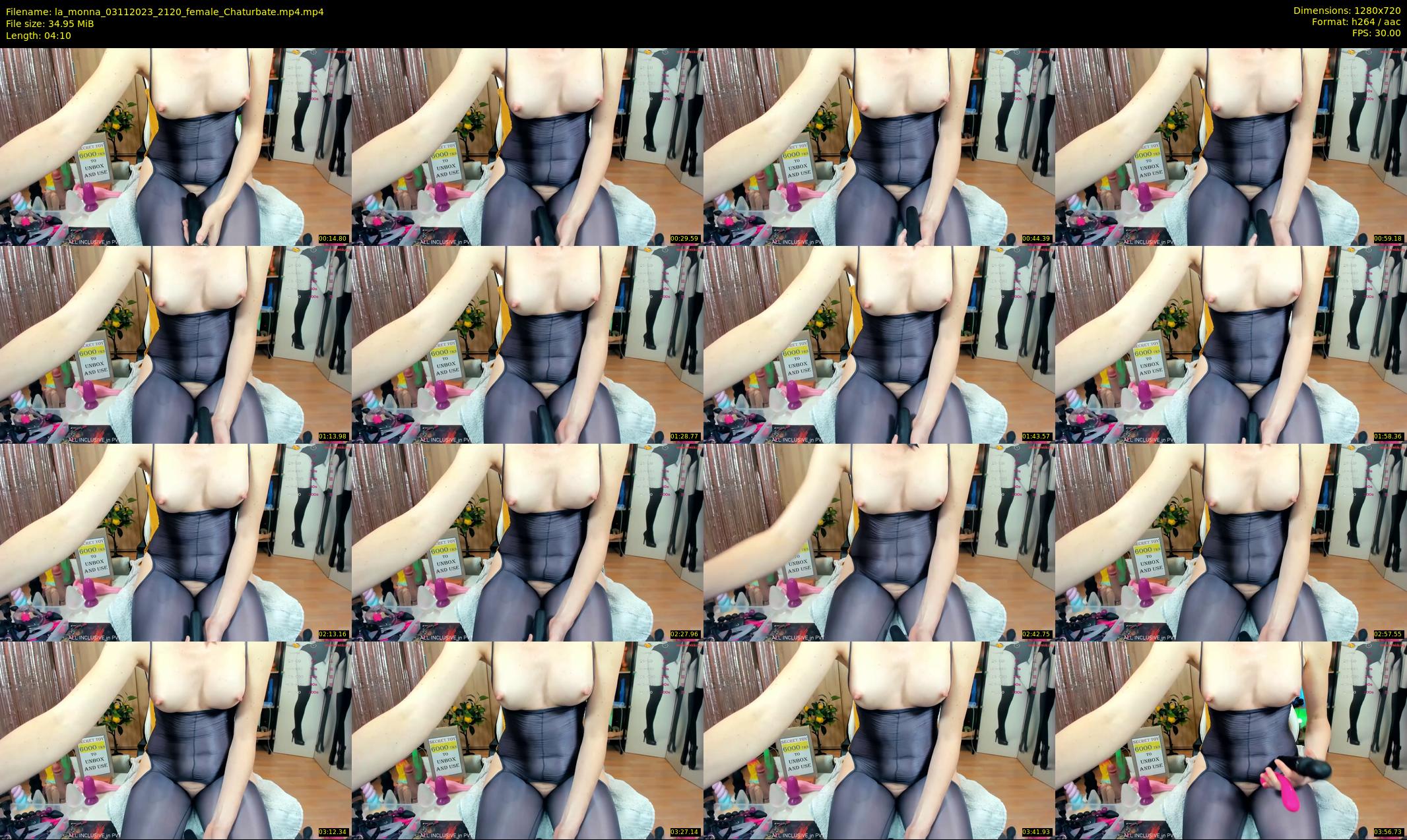 la_monna — 5 minute Chaturbate female cam show recording, 720p, Nov 3, 2023