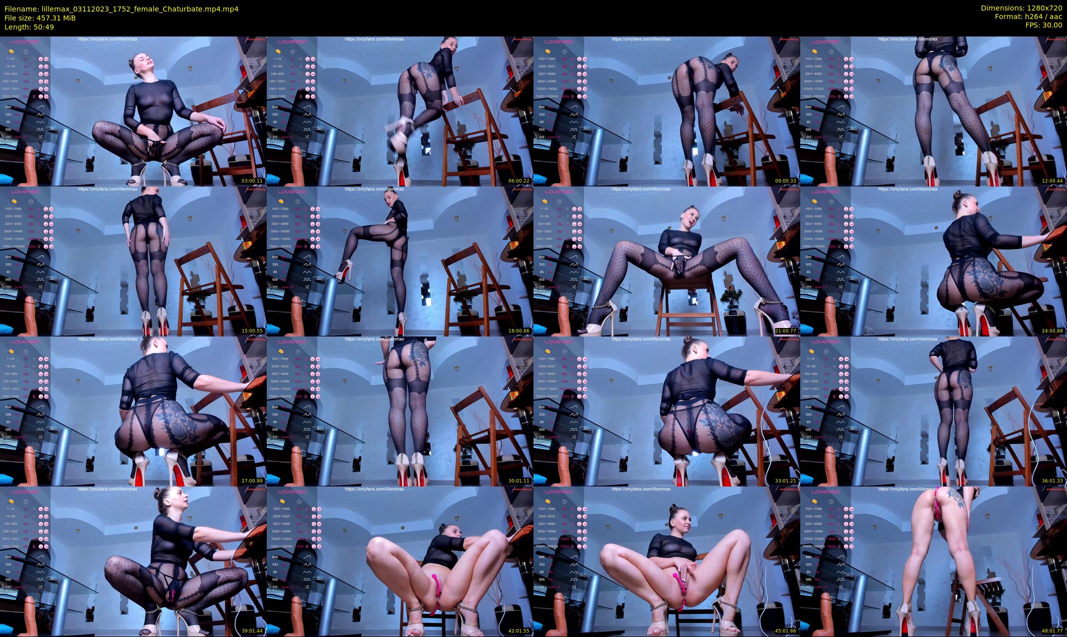 lillemax — 51 minute Chaturbate female cam show recording, 720p, Nov 3, 2023