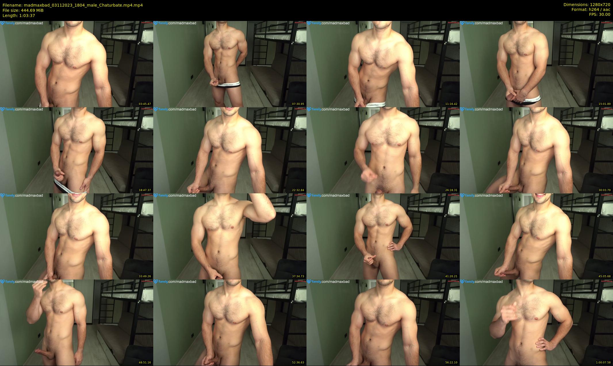 madmaxbad — 64 minute Chaturbate male cam show recording, 720p, Nov 3, 2023