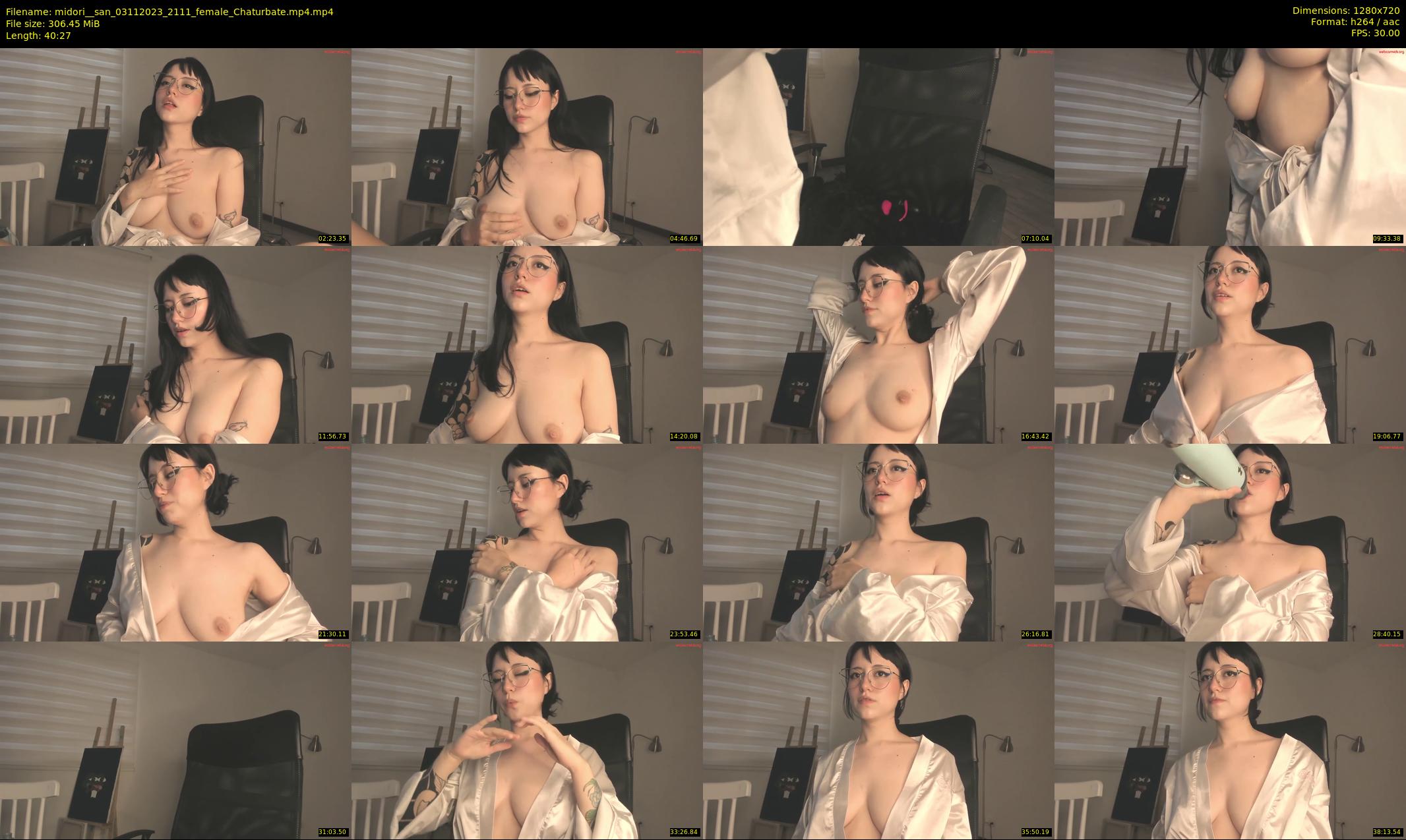 midori__san — 41 minute Chaturbate female cam show recording, 720p, Nov 3, 2023