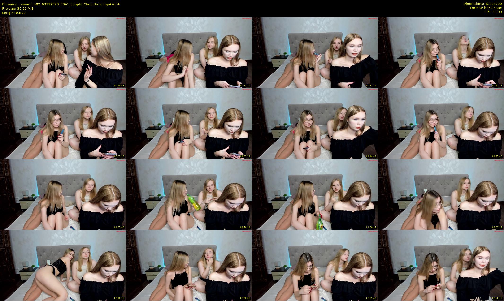 nanami_v02 — 3 minute Chaturbate couple cam show recording, 720p, Nov 3, 2023