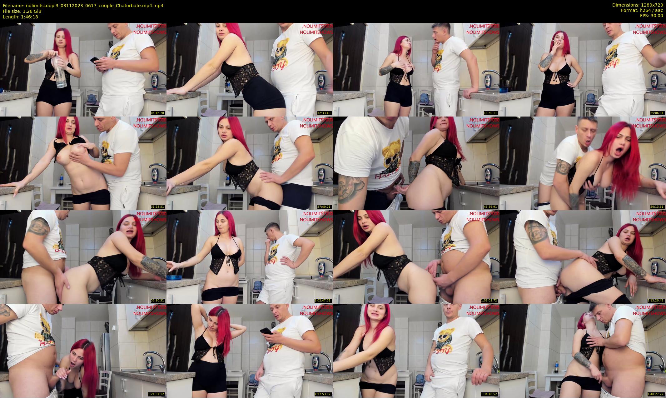 nolimitscoupl3 — 107 minute Chaturbate couple cam show recording, 720p, Nov 3, 2023