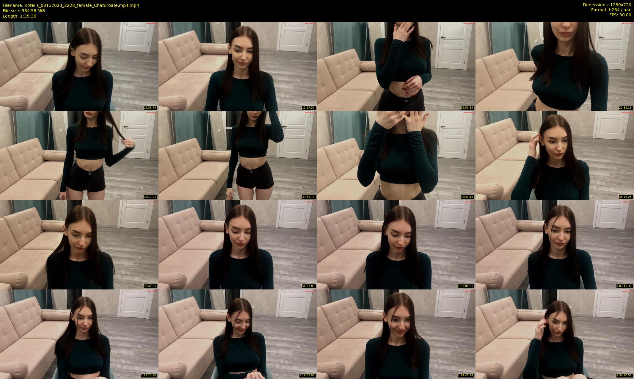 notelis — 96 minute Chaturbate female cam show recording, 720p, Nov 3, 2023