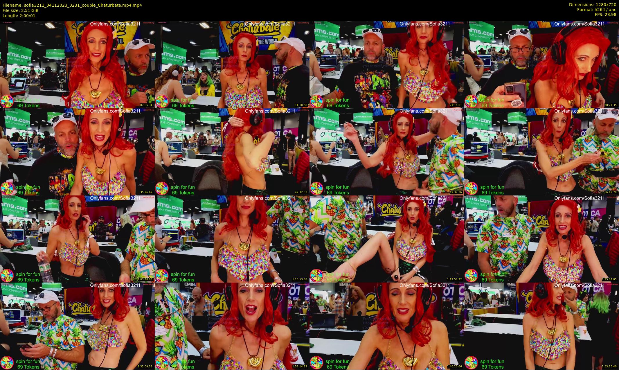 sofia3211 — 121 minute Chaturbate couple cam show recording, 720p, Nov 4, 2023