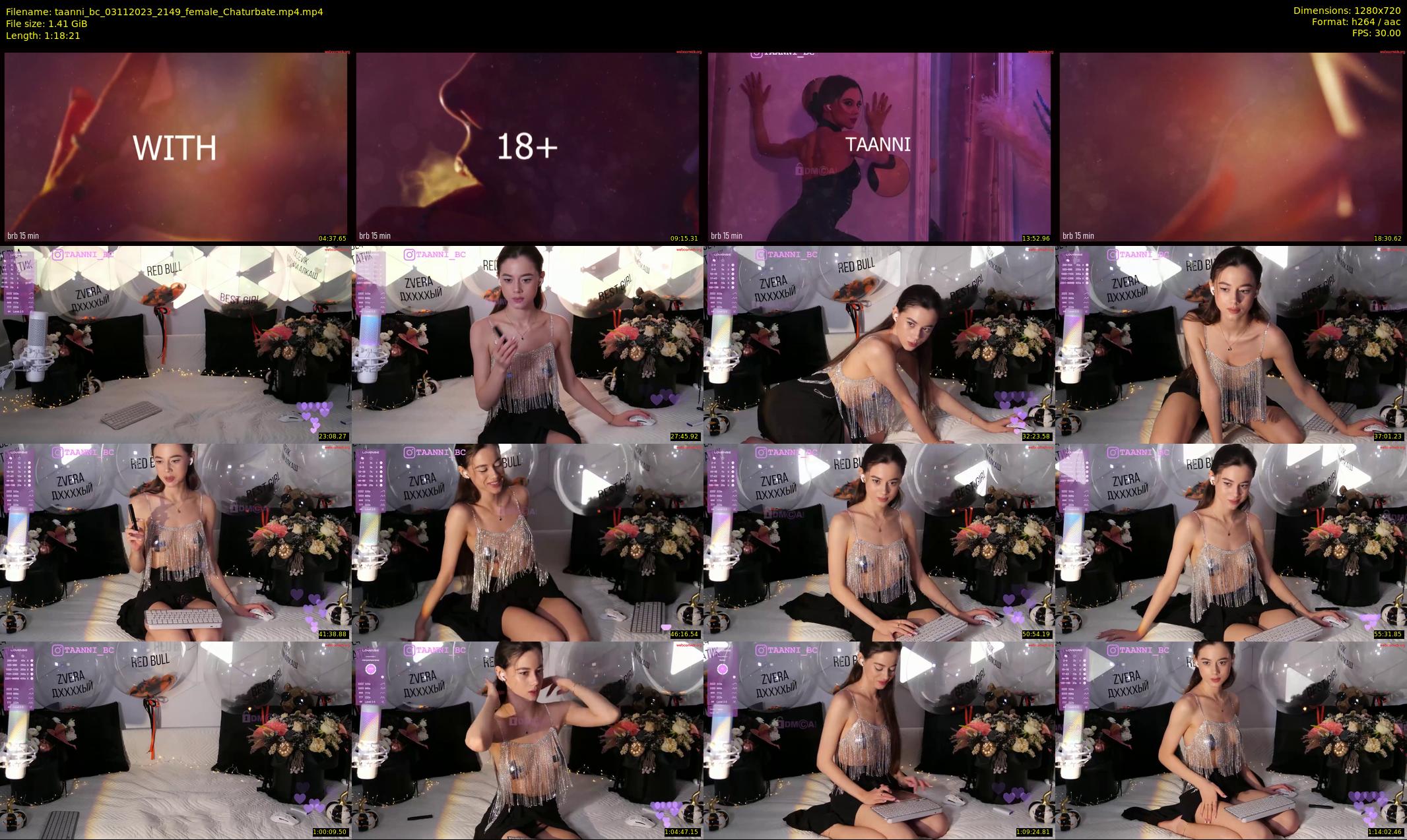 taanni_bc — 79 minute Chaturbate female cam show recording, 720p, Nov 3, 2023