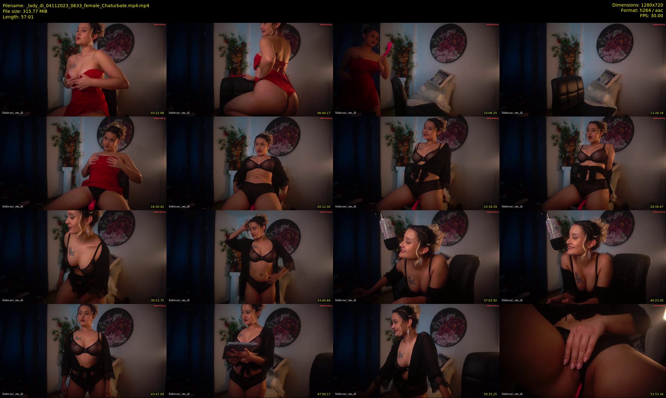 _lady_di — 58 minute Chaturbate female cam show recording, 720p, Nov 4, 2023