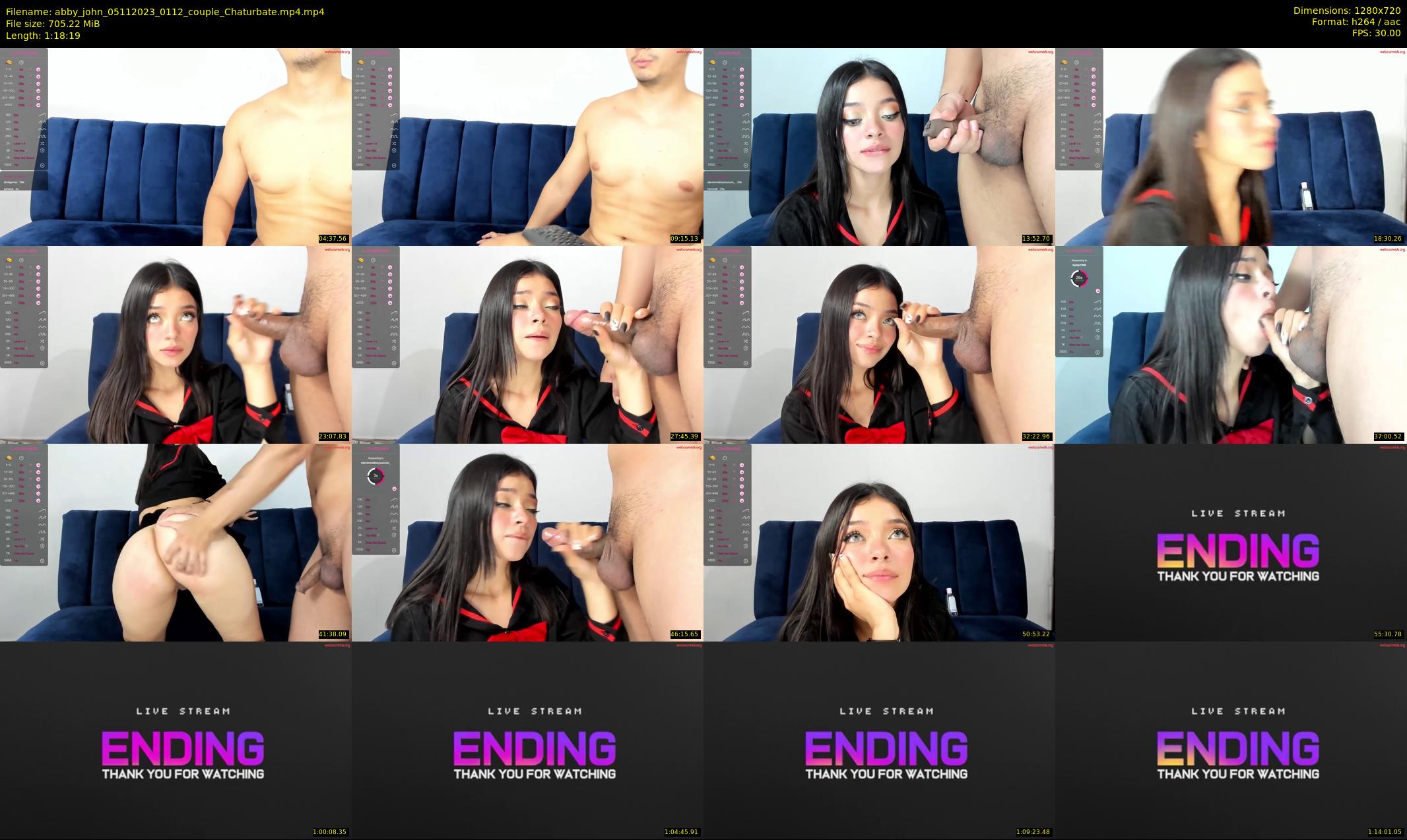 abby_john — 79 minute Chaturbate couple cam show recording, 720p, Nov 5, 2023
