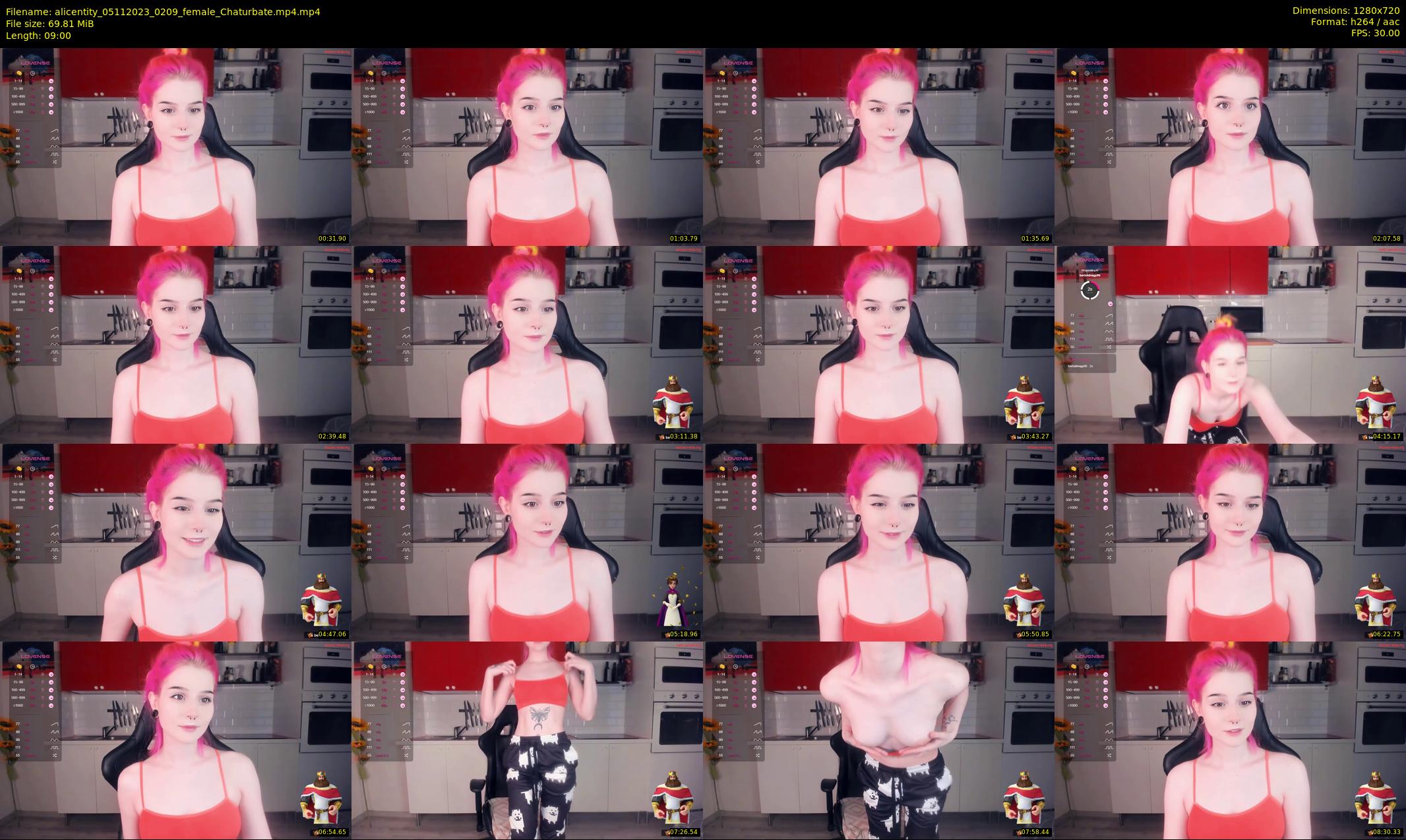 alicentity — 9 minute Chaturbate female cam show recording, 720p, Nov 5, 2023