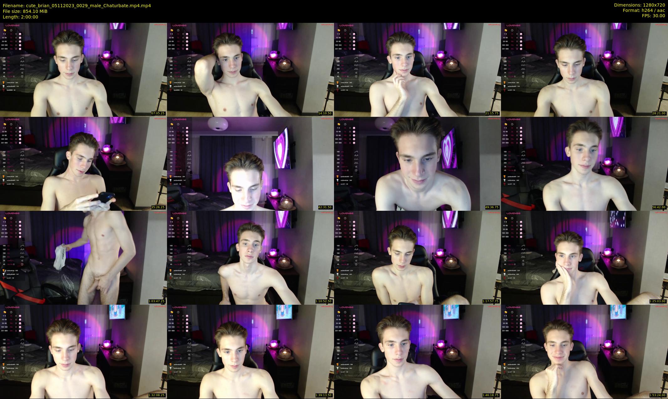 cute_brian — 120 minute Chaturbate male cam show recording, 720p, Nov 5, 2023