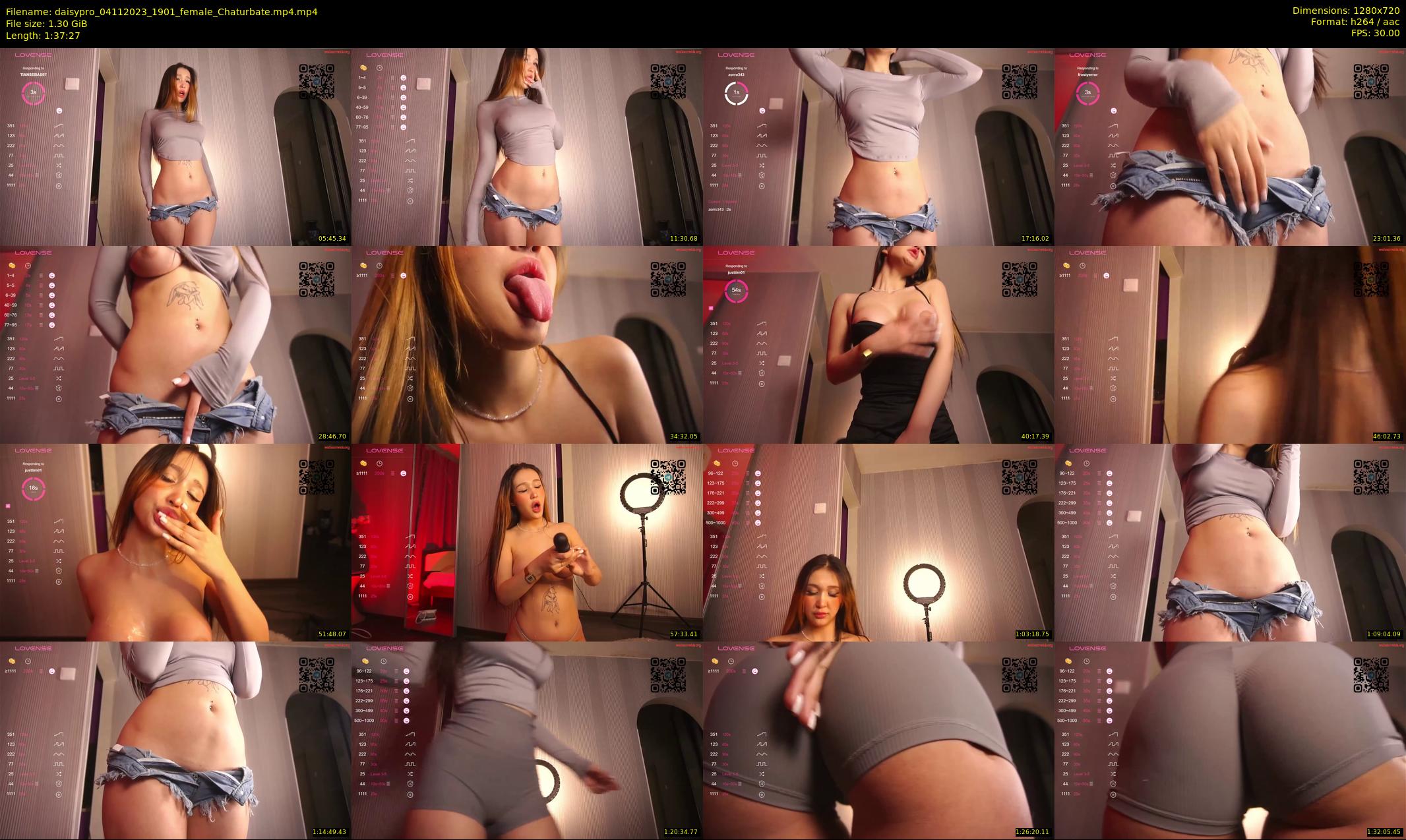 daisypro — 98 minute Chaturbate couple cam show recording, 720p, Nov 4, 2023