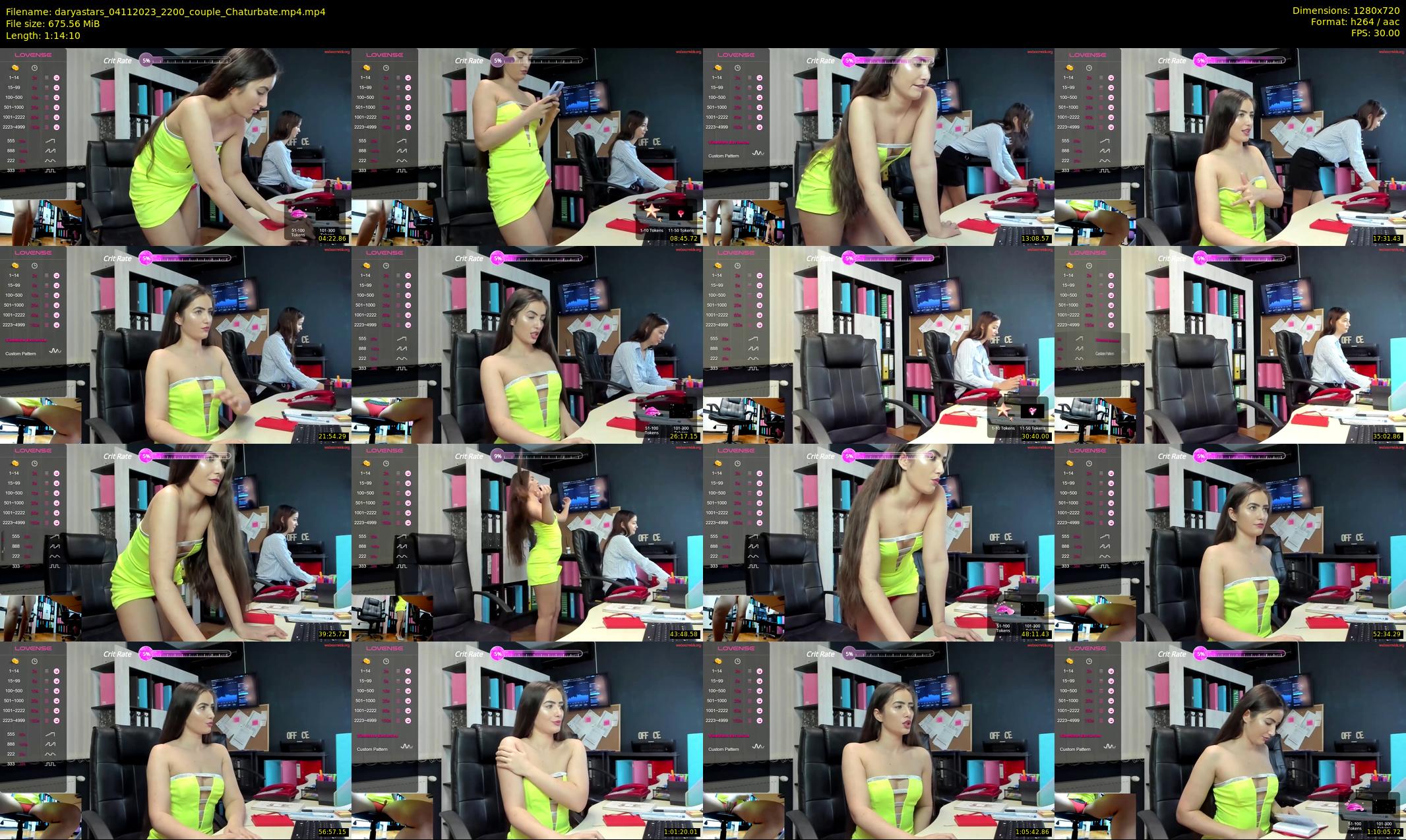 daryastars — 75 minute Chaturbate couple cam show recording, 720p, Nov 4, 2023