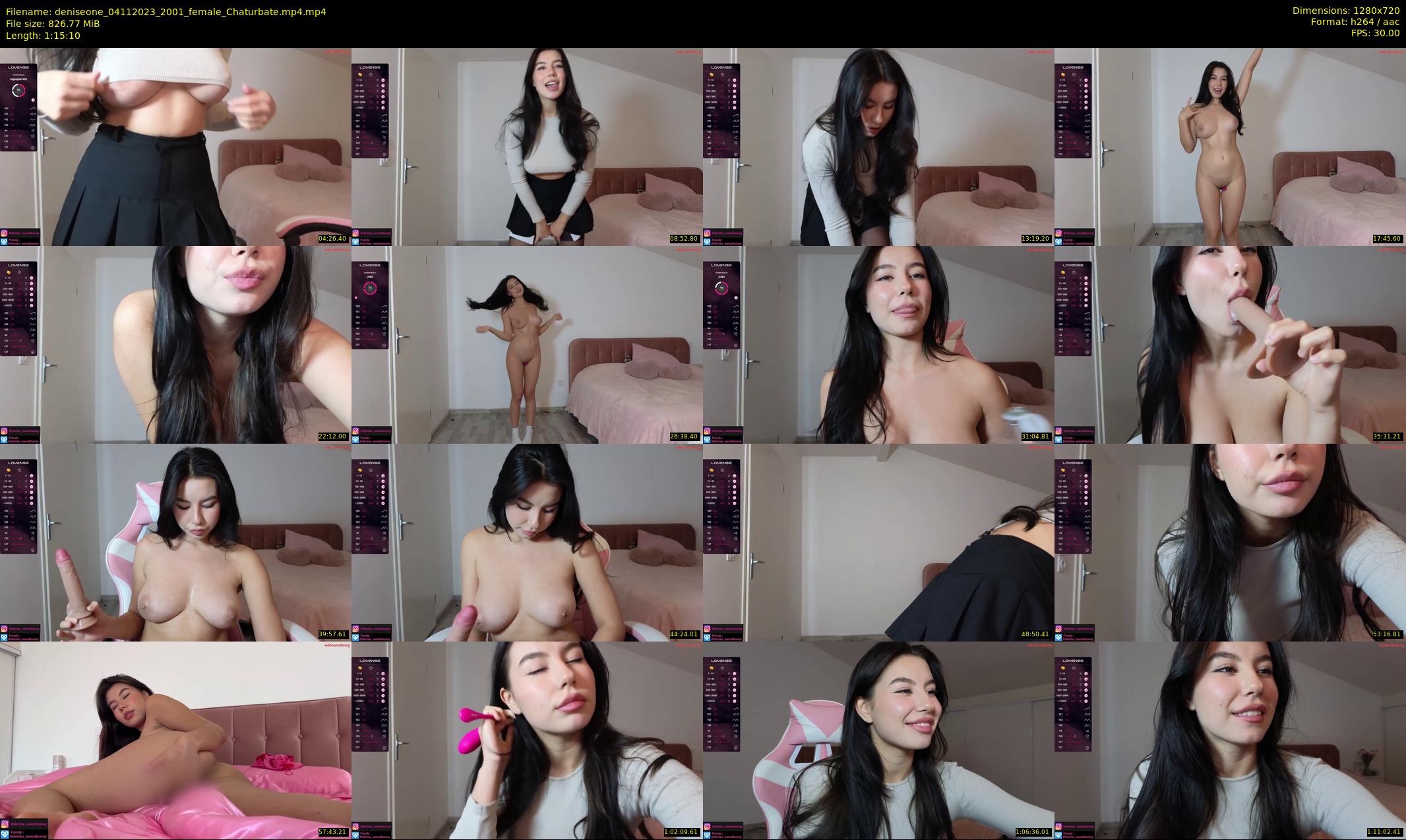deniseone — 76 minute Chaturbate female cam show recording, 720p, Nov 4, 2023
