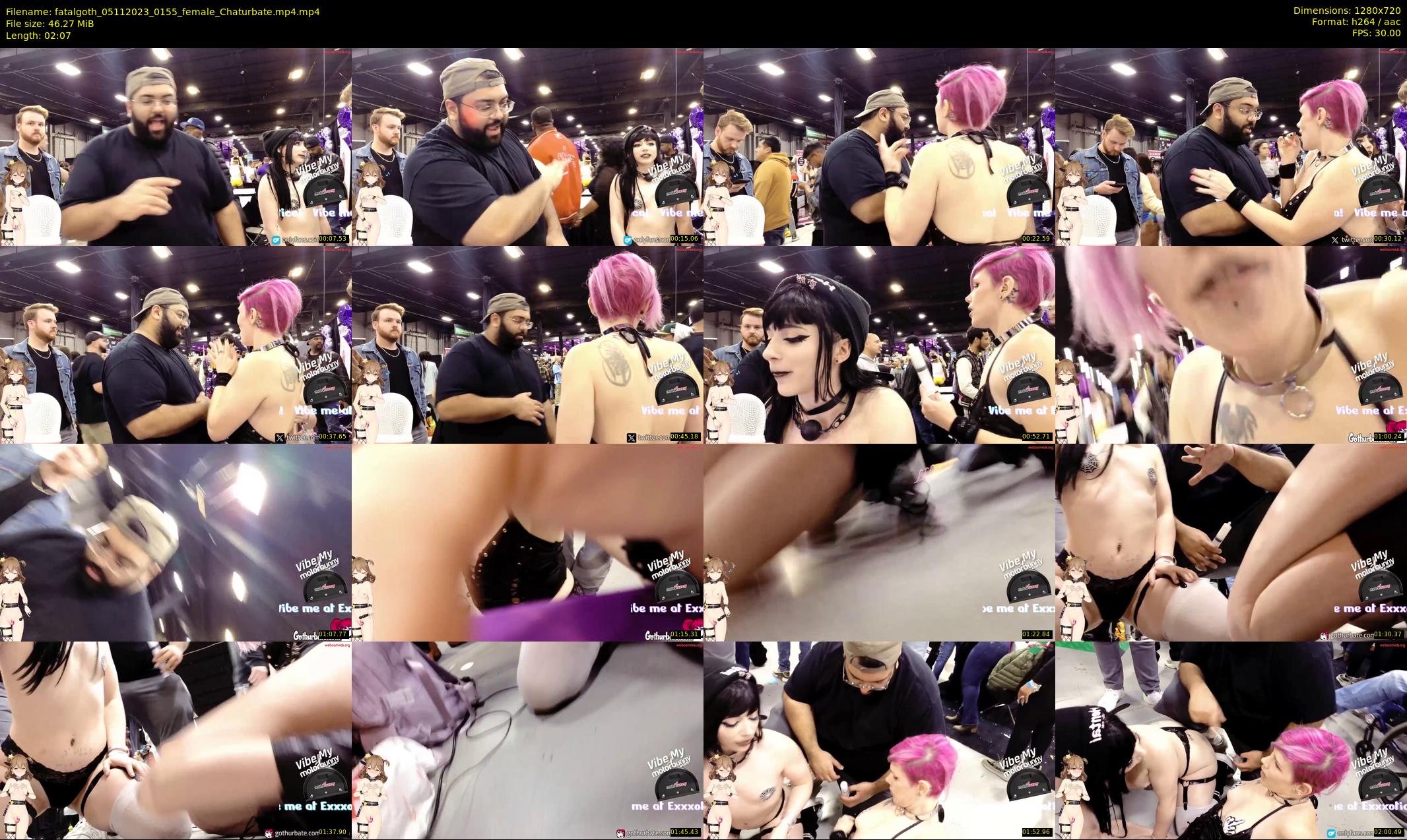 fatalgoth — 3 minute Chaturbate couple cam show recording, 720p, Nov 5, 2023