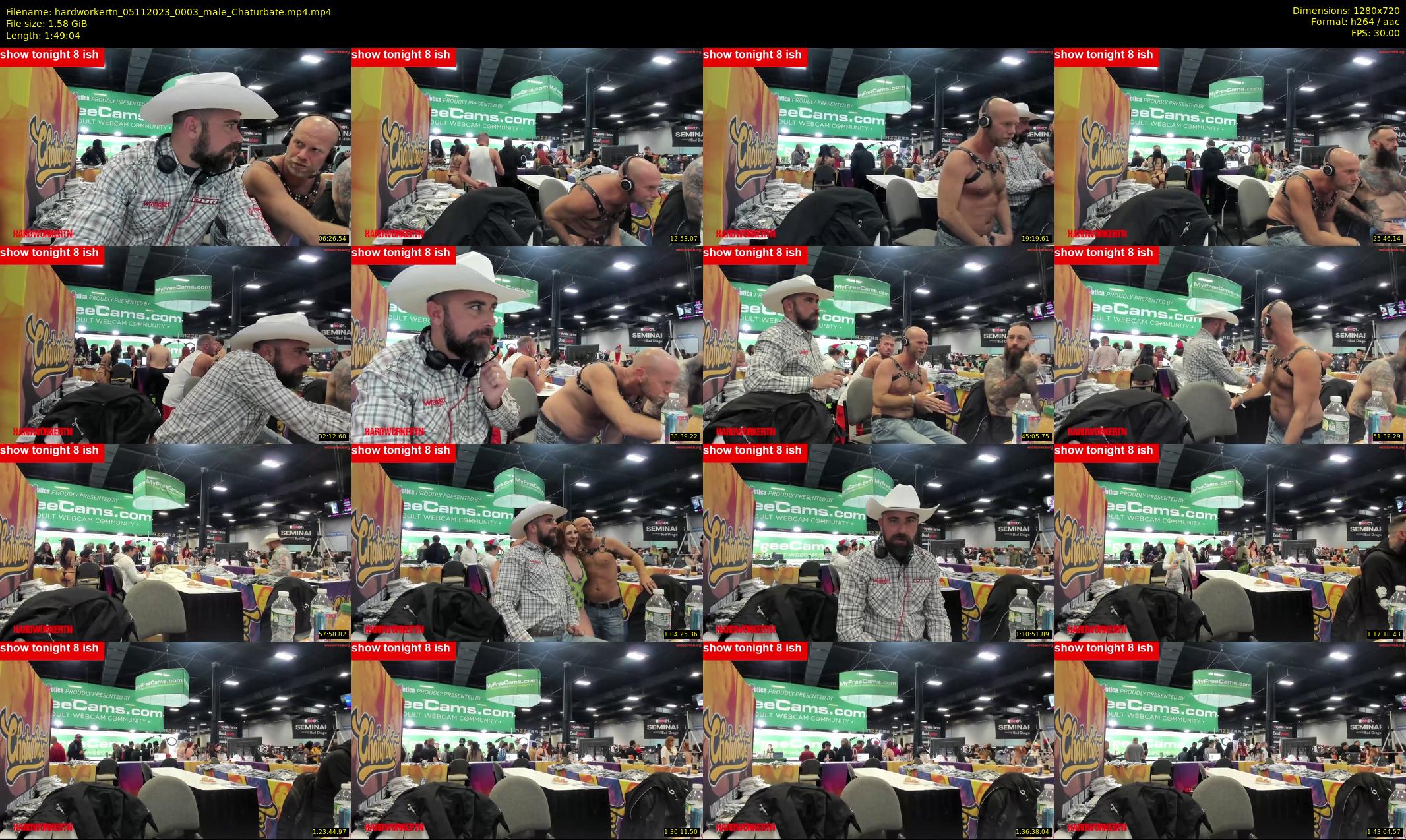 hardworkertn — 110 minute Chaturbate male cam show recording, 720p, Nov 5, 2023