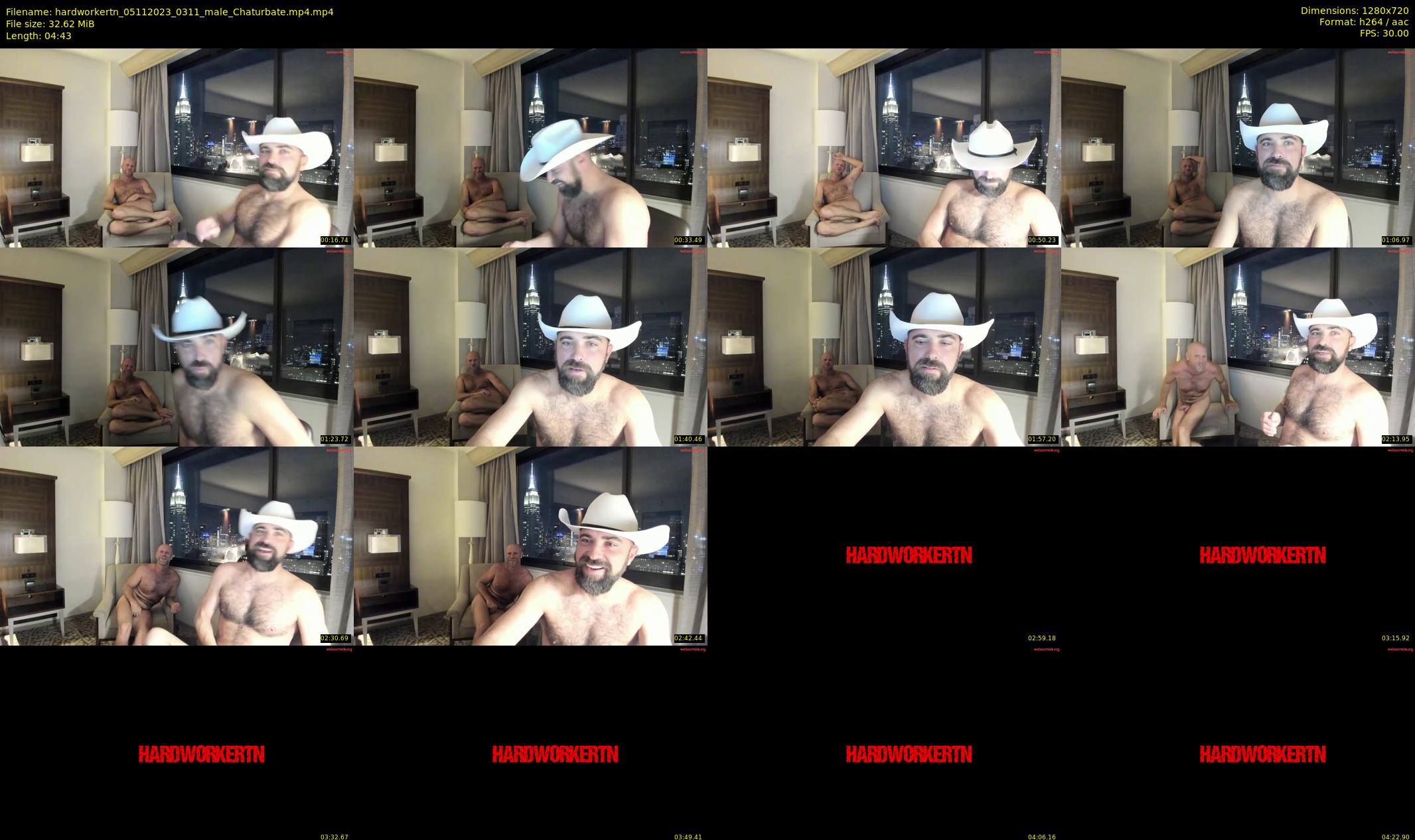 hardworkertn — 5 minute Chaturbate male cam show recording, 720p, Nov 5, 2023