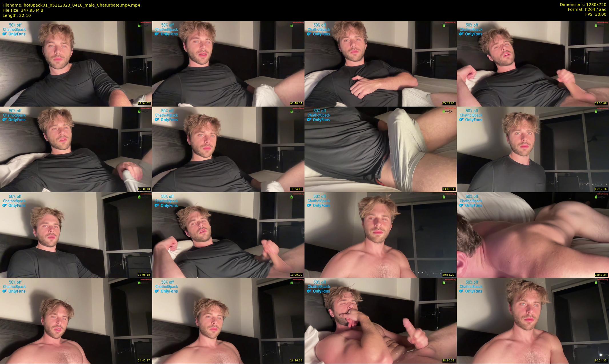 hot8pack01 — 33 minute Chaturbate male cam show recording, 720p, Nov 5, 2023