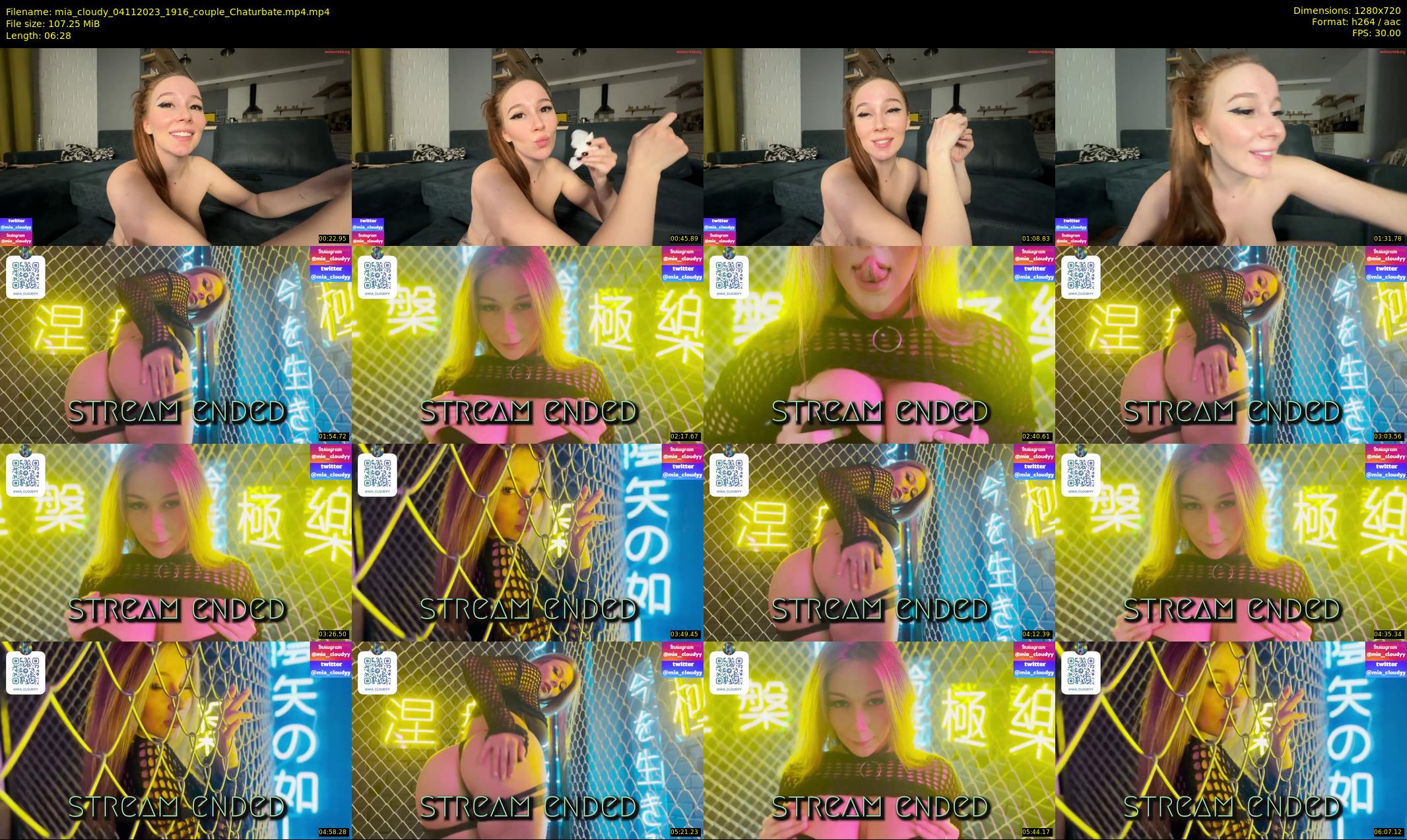 mia_cloudy — 7 minute Chaturbate female cam show recording, 720p, Nov 4, 2023