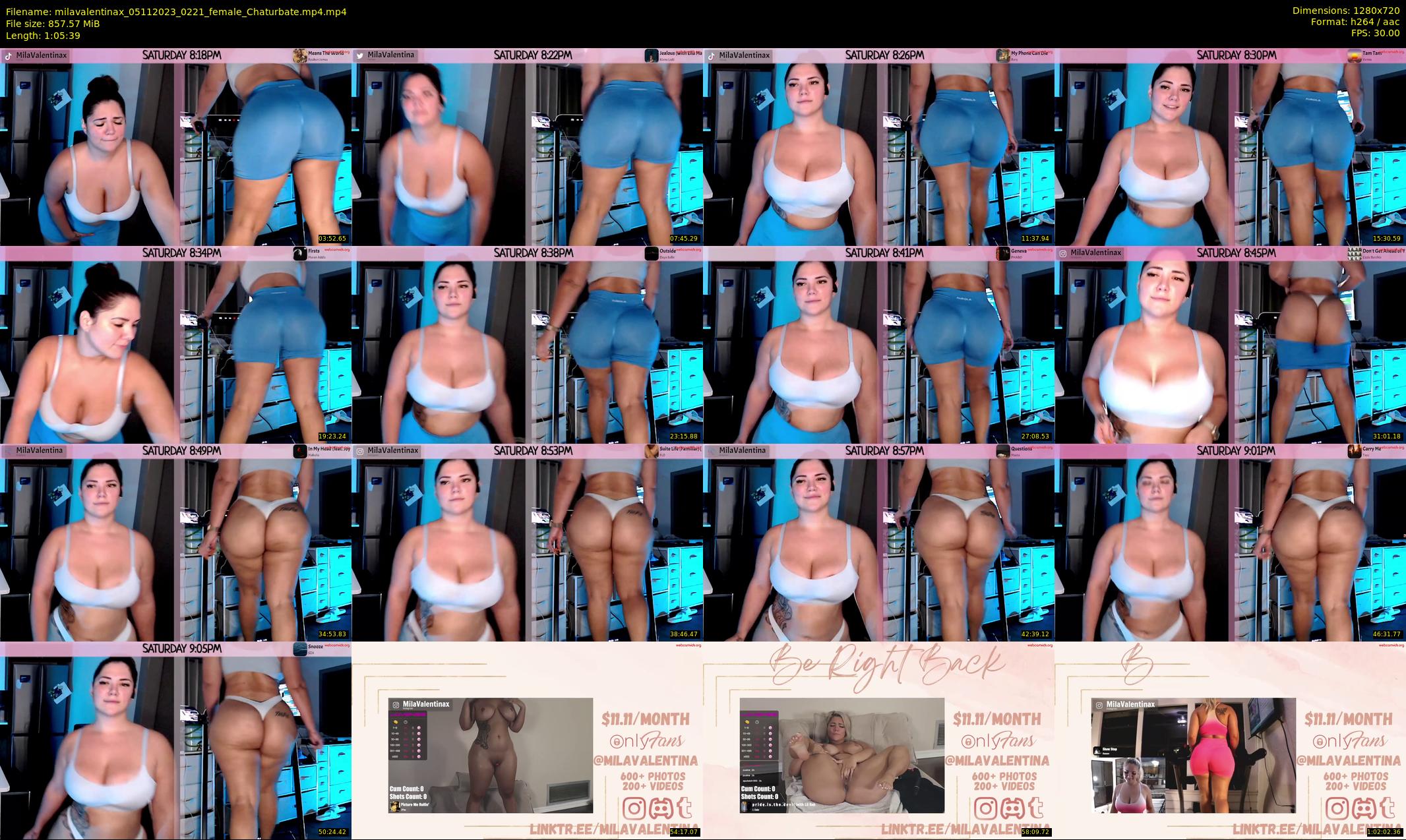 milavalentinax — 66 minute Chaturbate female cam show recording, 720p, Nov 5, 2023