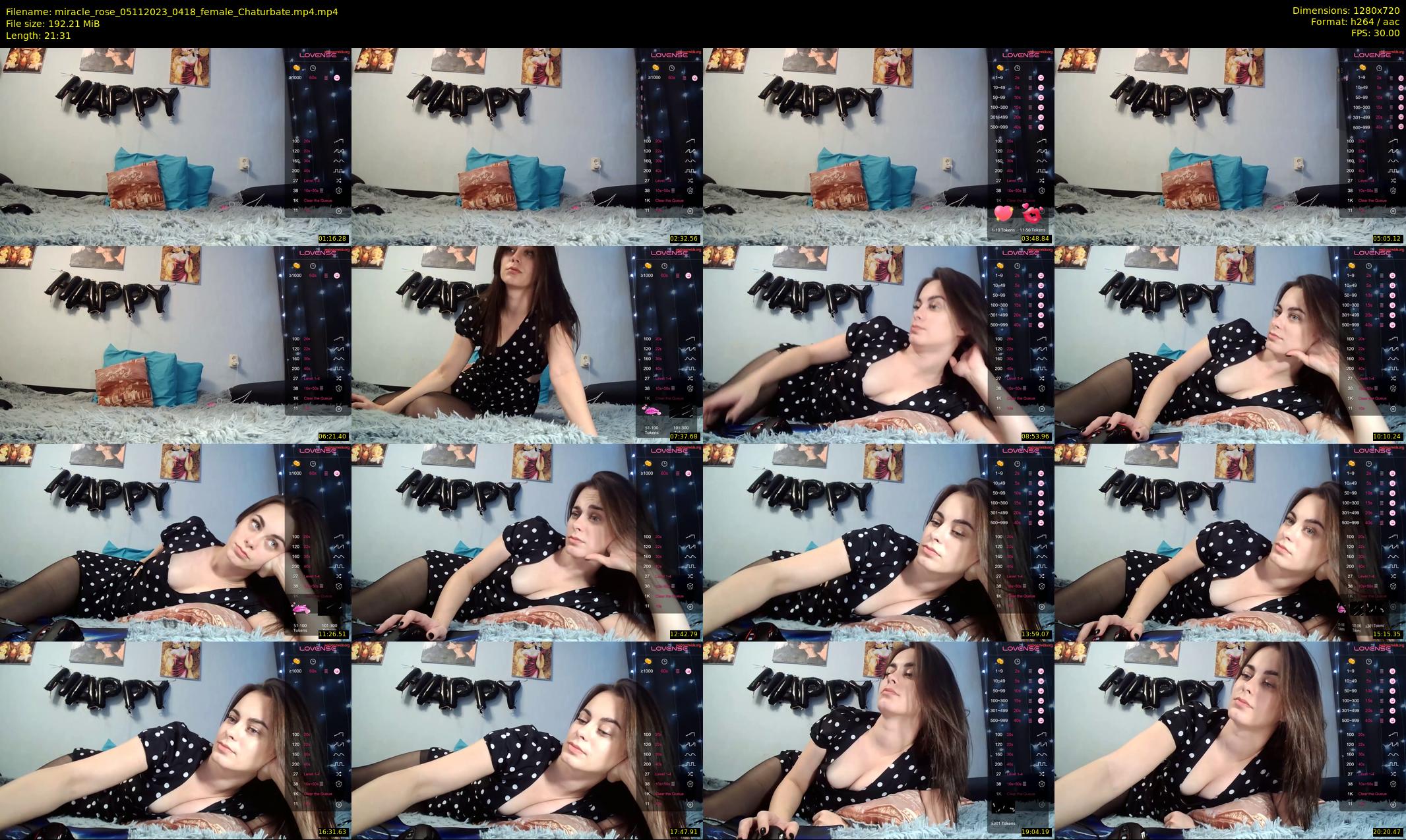 miracle_rose — 22 minute Chaturbate female cam show recording, 720p, Nov 5, 2023