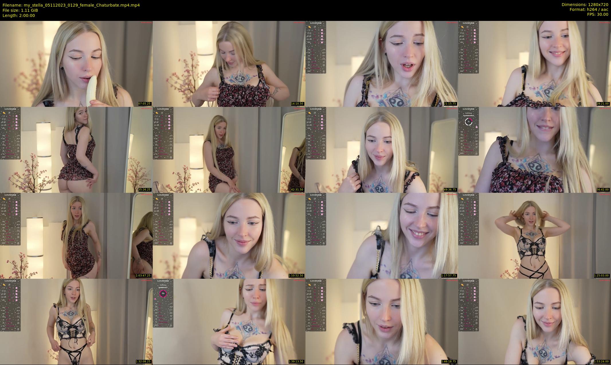 my_stella — 120 minute Chaturbate female cam show recording, 720p, Nov 5, 2023