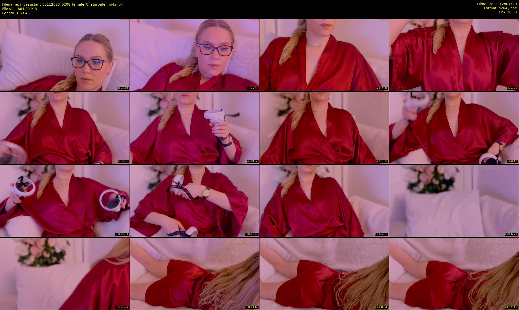 myassistant — 114 minute Chaturbate female cam show recording, 720p, Nov 5, 2023