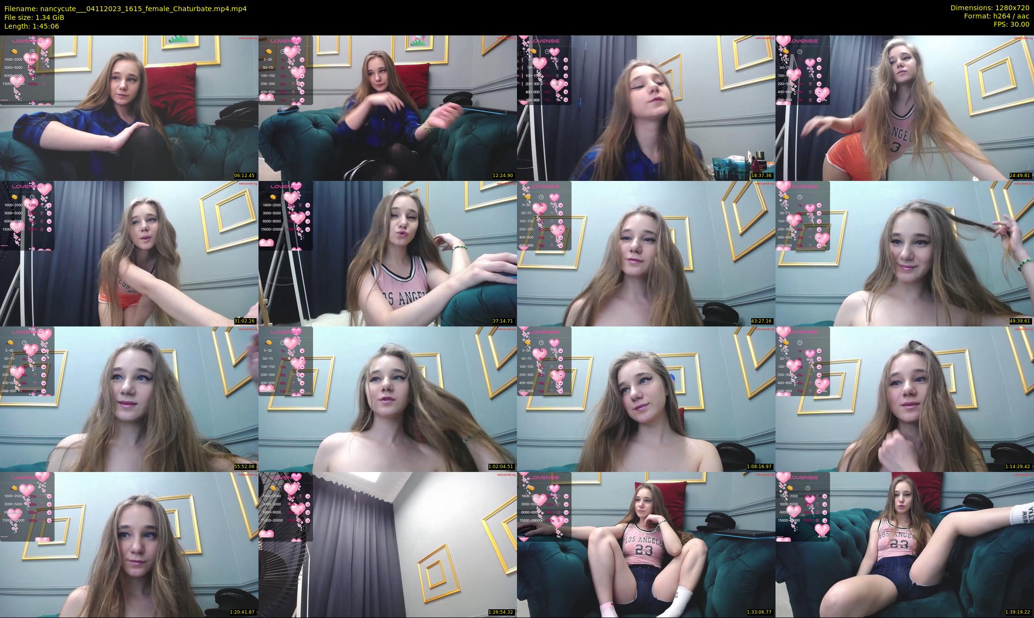 nancycute__ — 106 minute Chaturbate female cam show recording, 720p, Nov 4, 2023