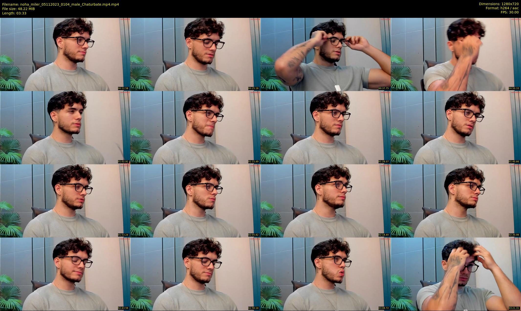 noha_miler — 4 minute Chaturbate male cam show recording, 720p, Nov 5, 2023