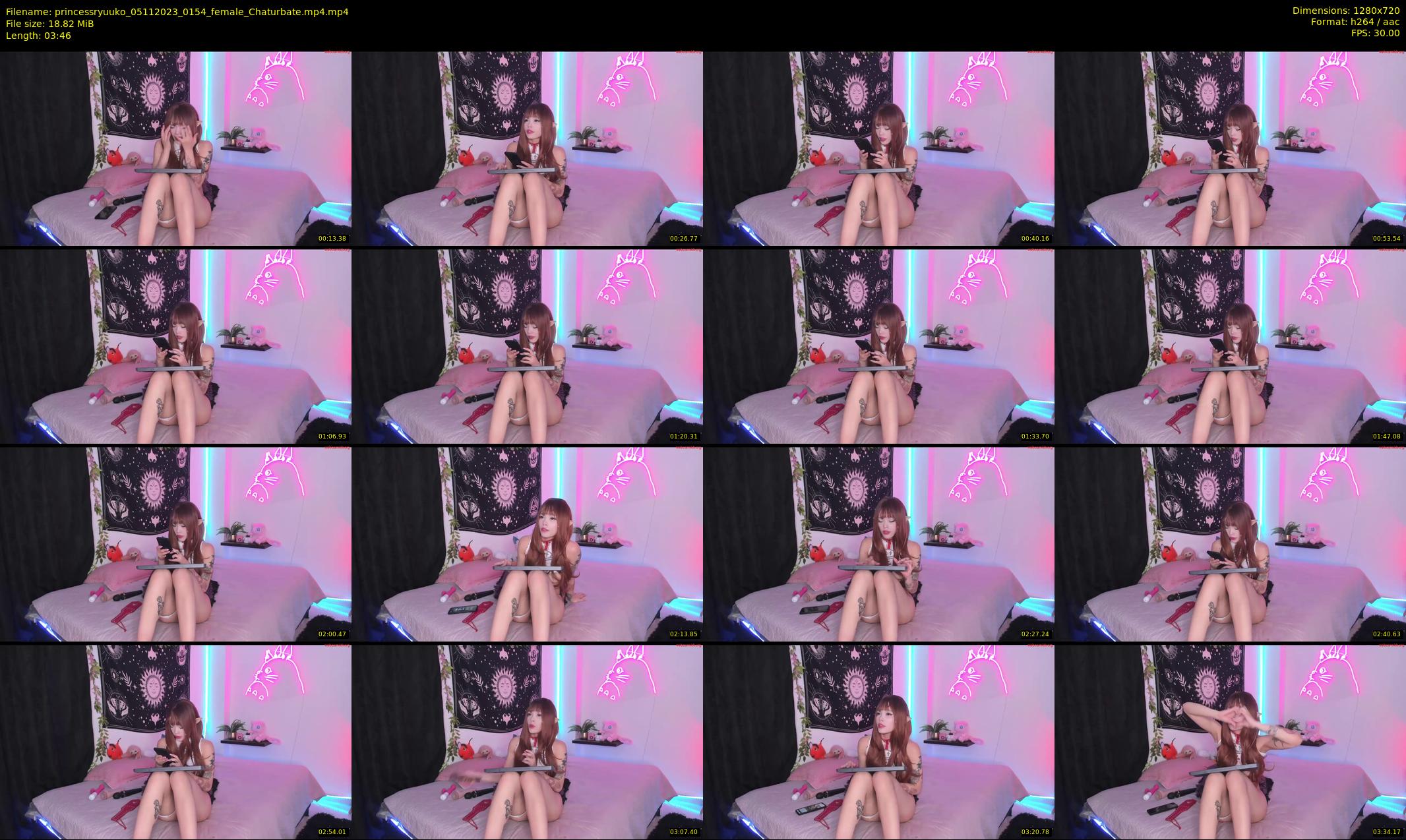 princessryuuko — 4 minute Chaturbate female cam show recording, 720p, Nov 5, 2023