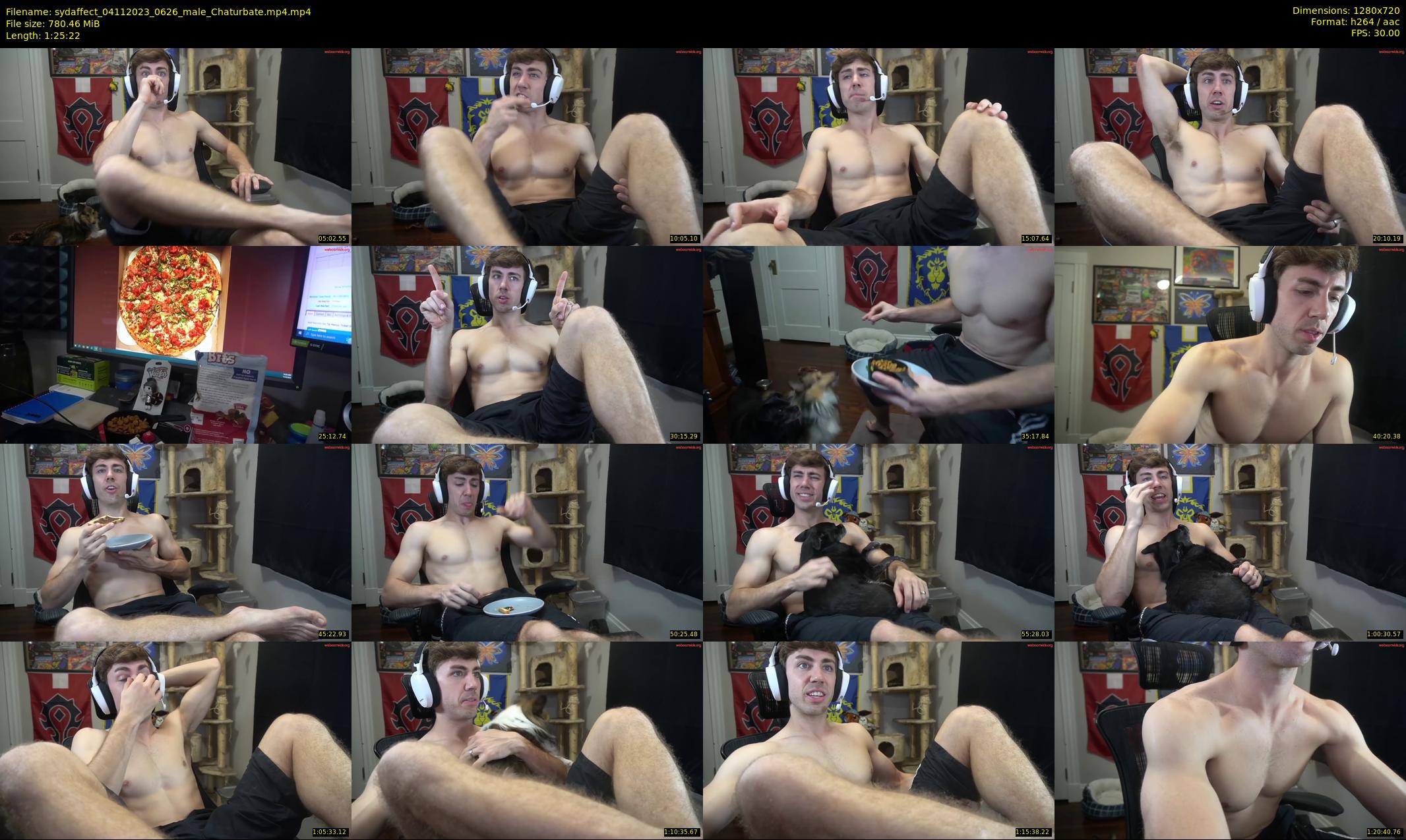 sydaffect — 86 minute Chaturbate male cam show recording, 720p, Nov 4, 2023