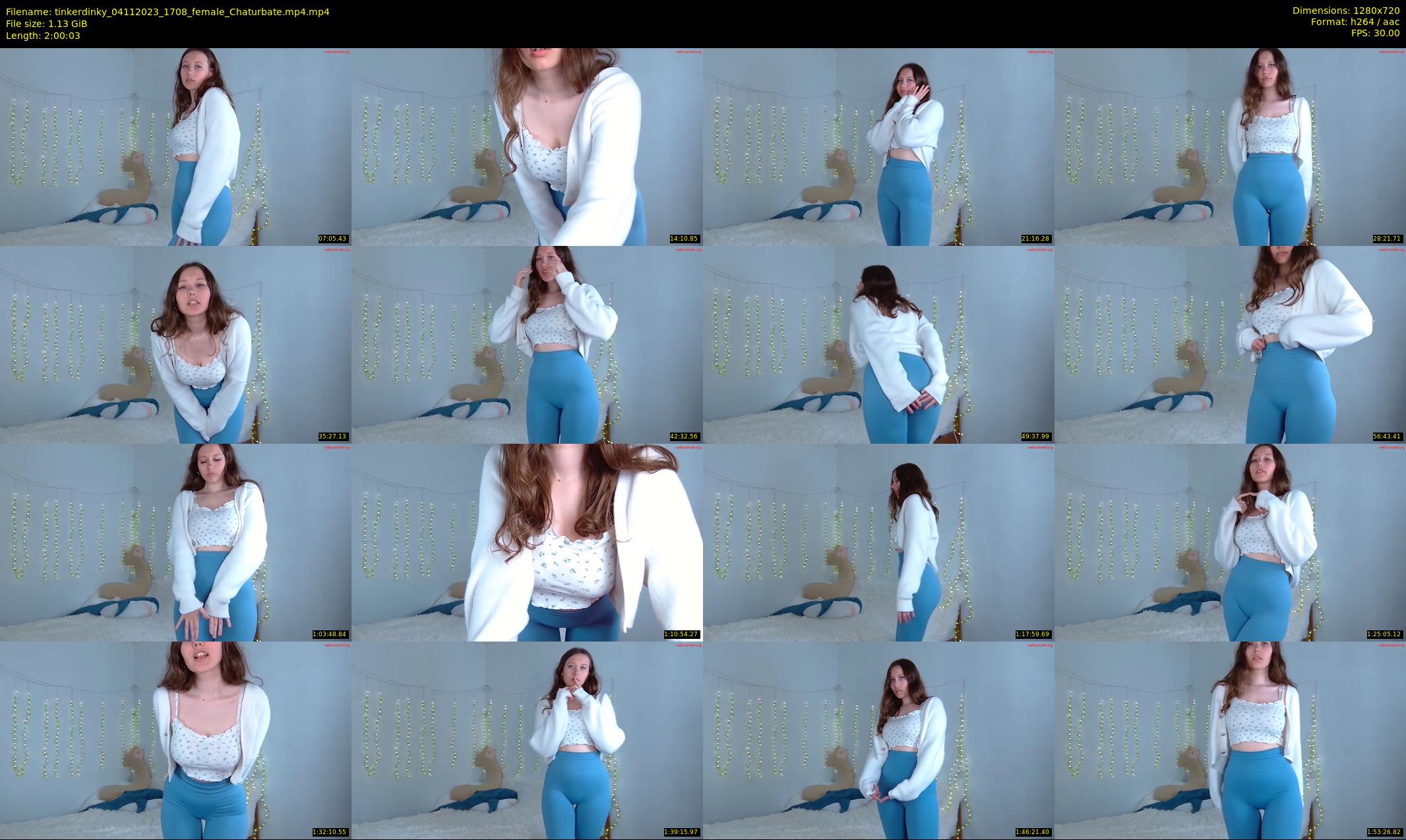 tinkerdinky — 121 minute Chaturbate female cam show recording, 720p, Nov 4, 2023