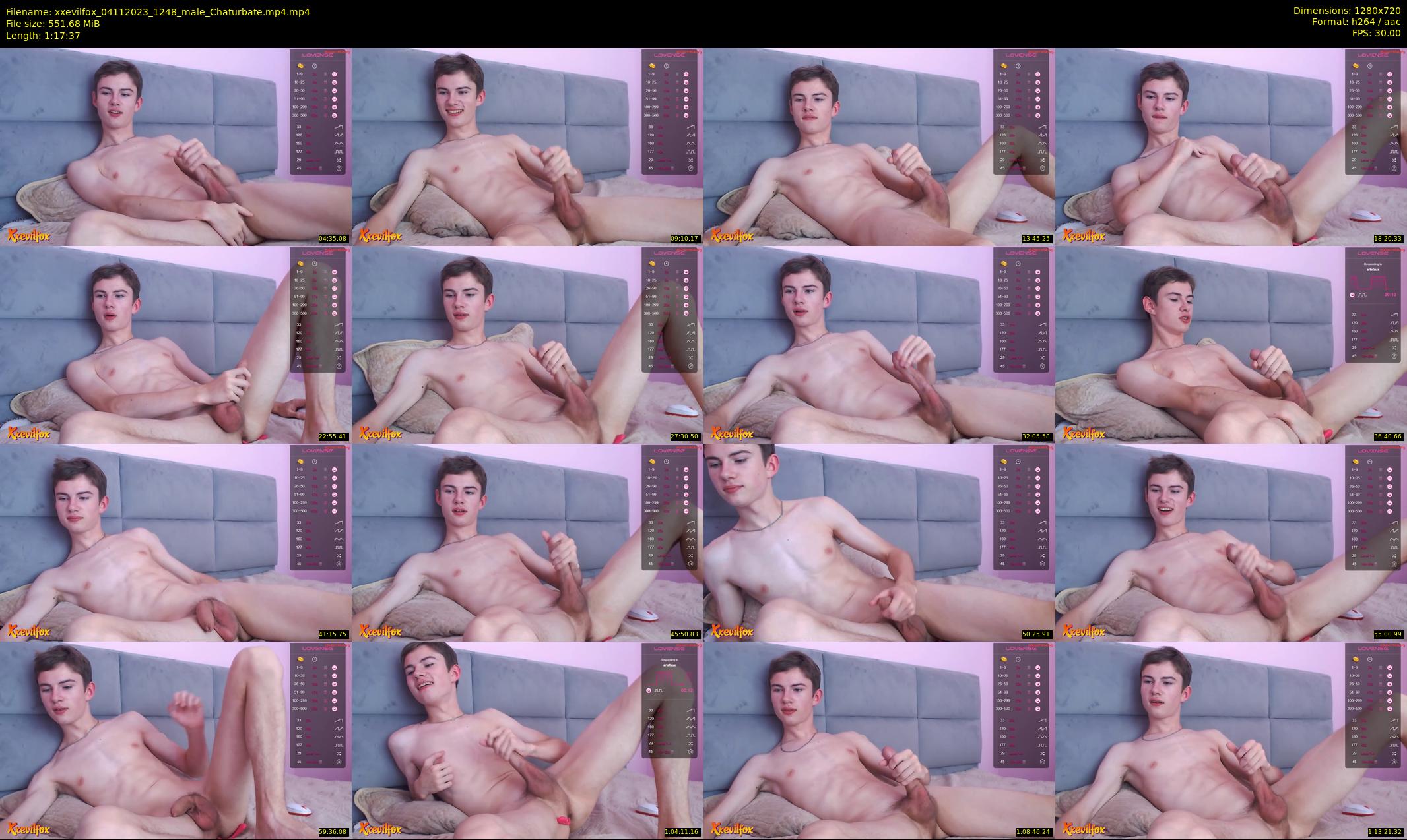 xxevilfox — 78 minute Chaturbate male cam show recording, 720p, Nov 4, 2023