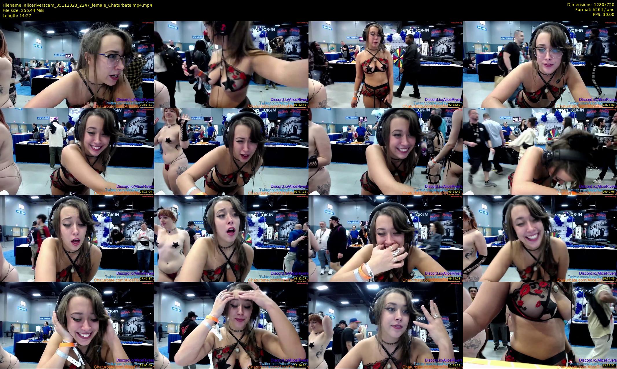 aliceriverscam — 15 minute Chaturbate female cam show recording, 720p, Nov 5, 2023