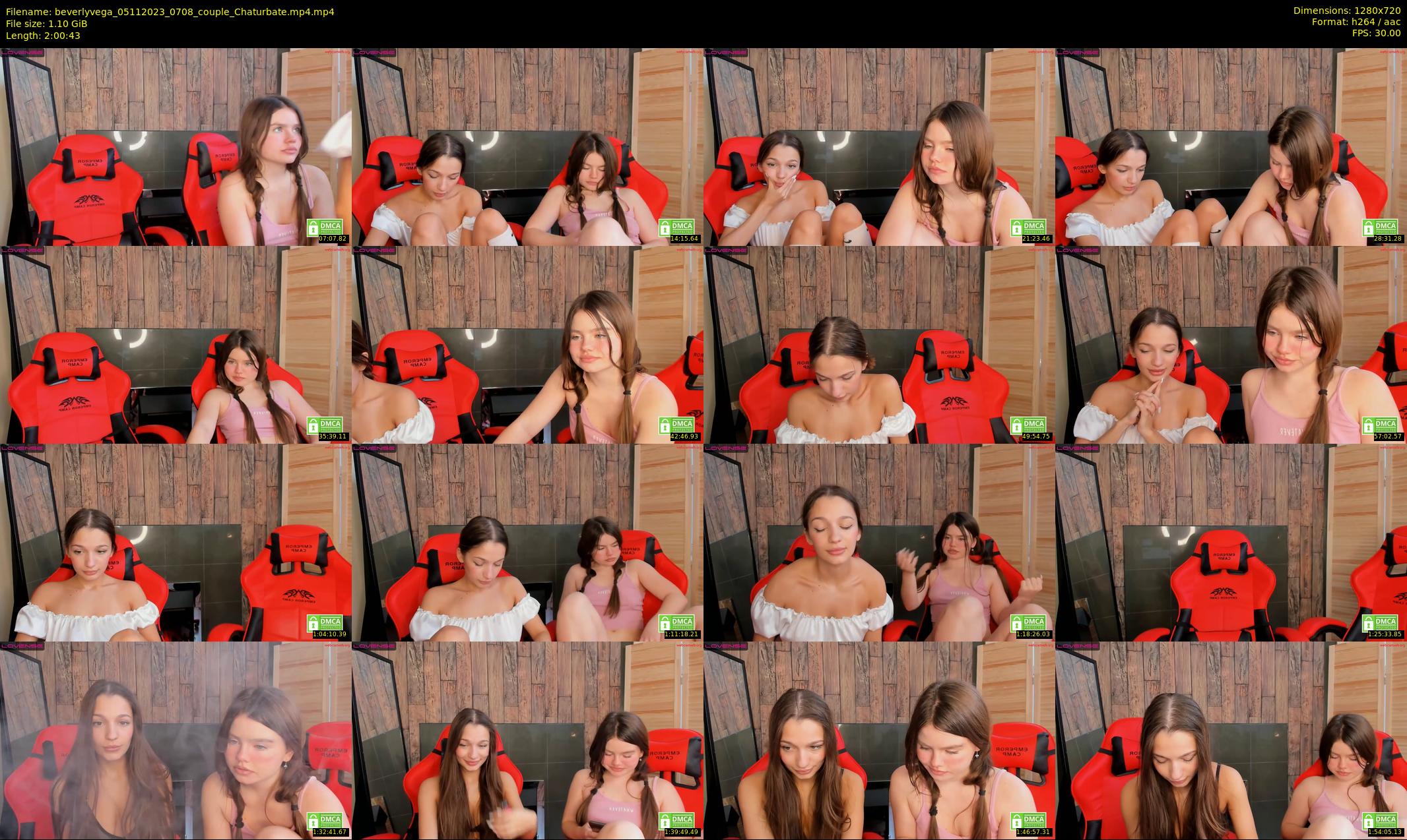 beverlyvega — 121 minute Chaturbate couple cam show recording, 720p, Nov 5, 2023