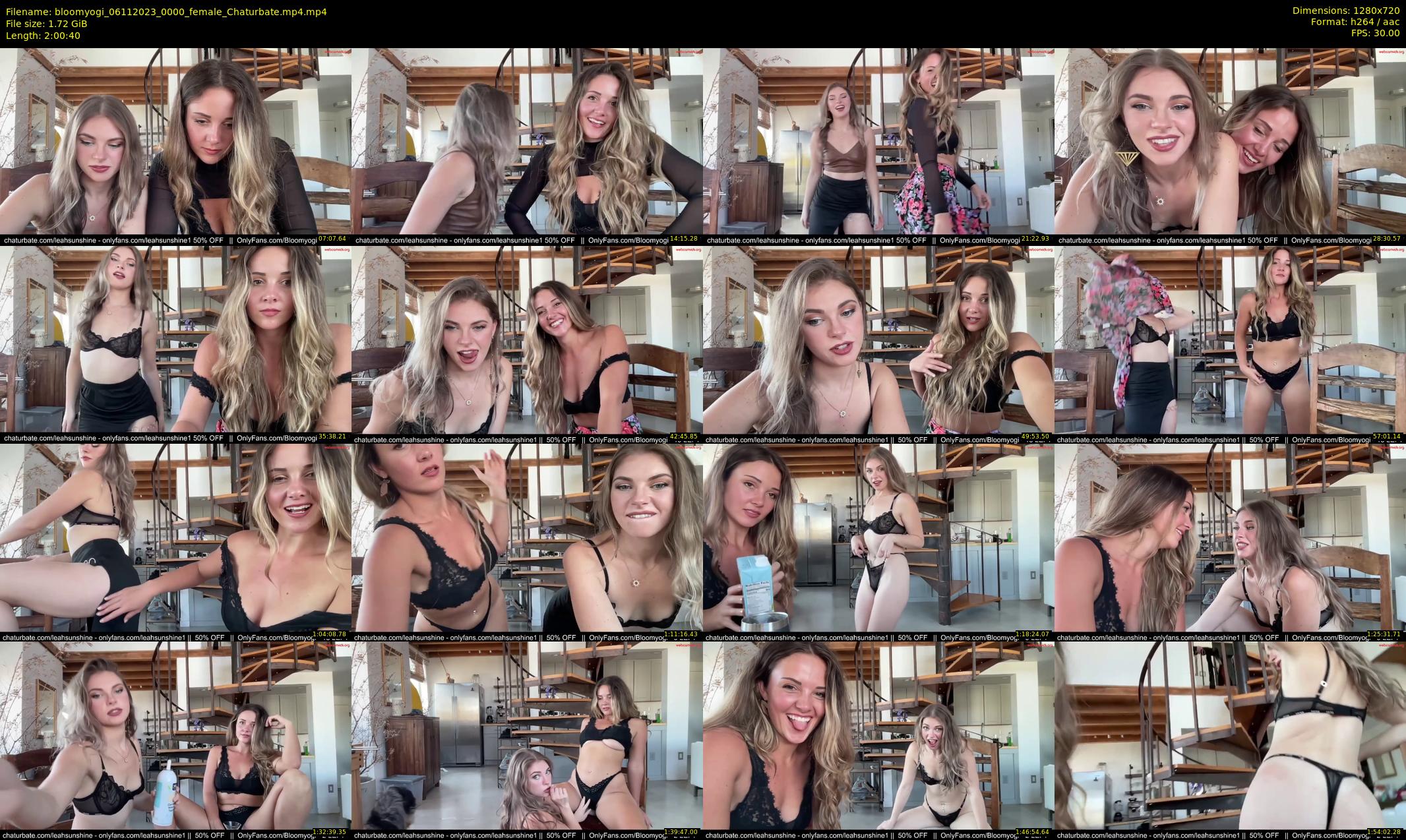 bloomyogi — 121 minute Chaturbate female cam show recording, 720p, Nov 6, 2023