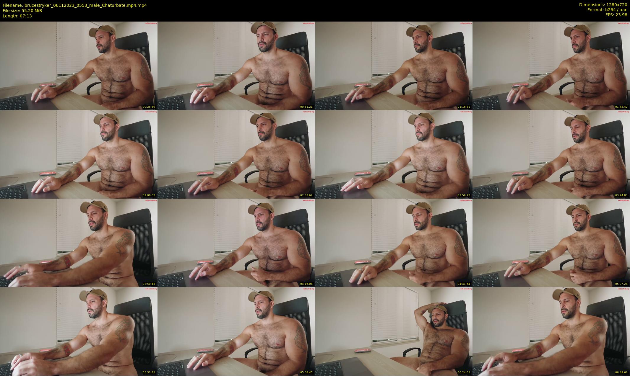brucestryker — 8 minute Chaturbate male cam show recording, 720p, Nov 6, 2023