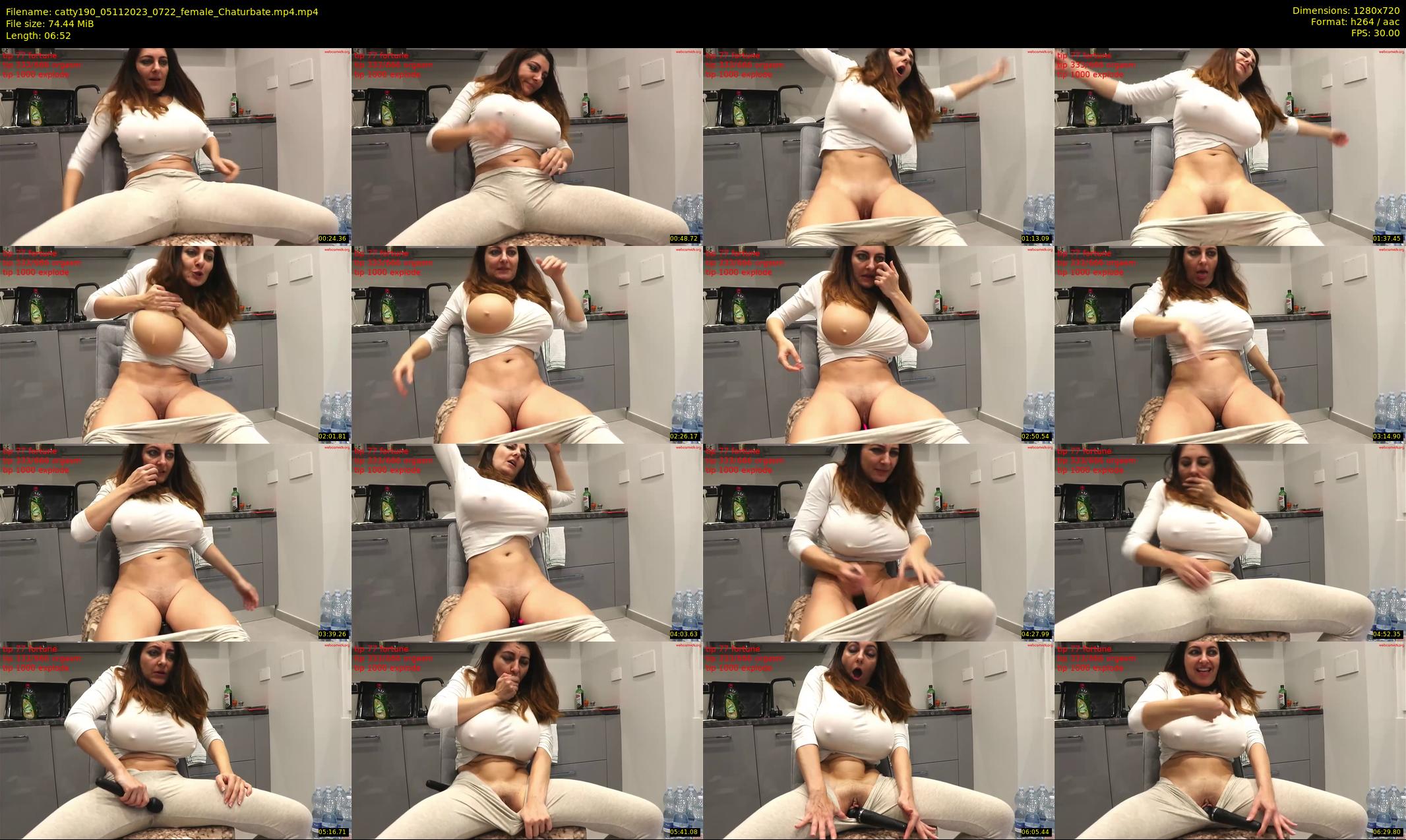 catty190 — 7 minute Chaturbate female cam show recording, 720p, Nov 5, 2023
