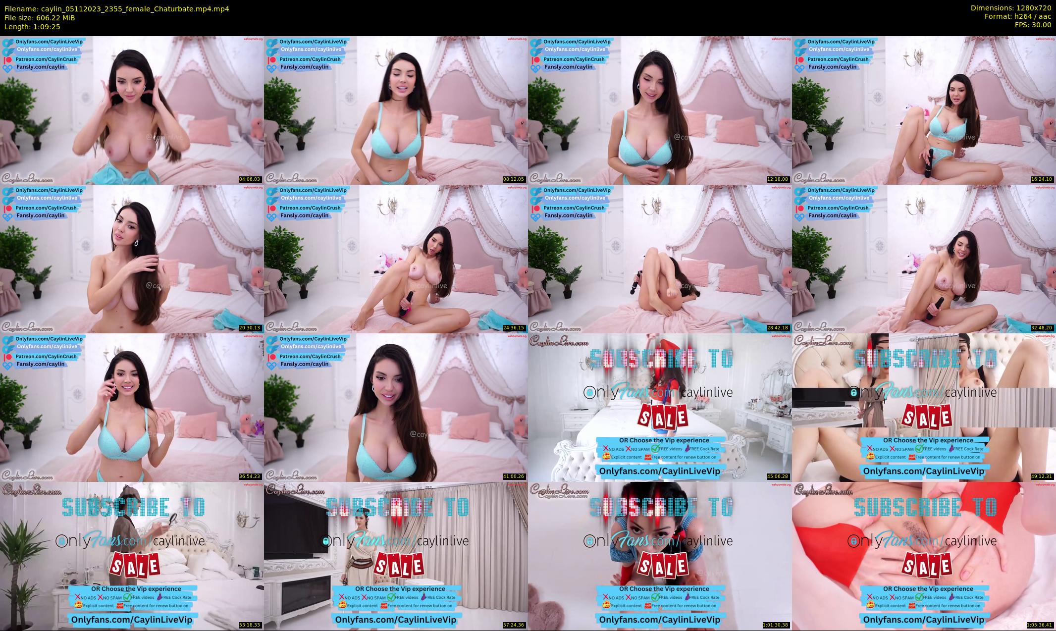 caylin — 70 minute Chaturbate female cam show recording, 720p, Nov 5, 2023