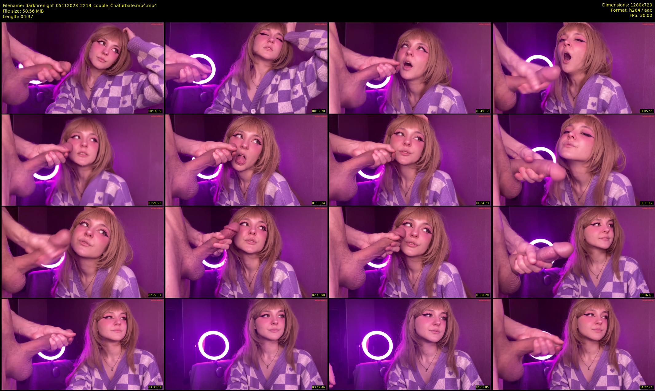 darkfirenight — 5 minute Chaturbate couple cam show recording, 720p, Nov 5, 2023