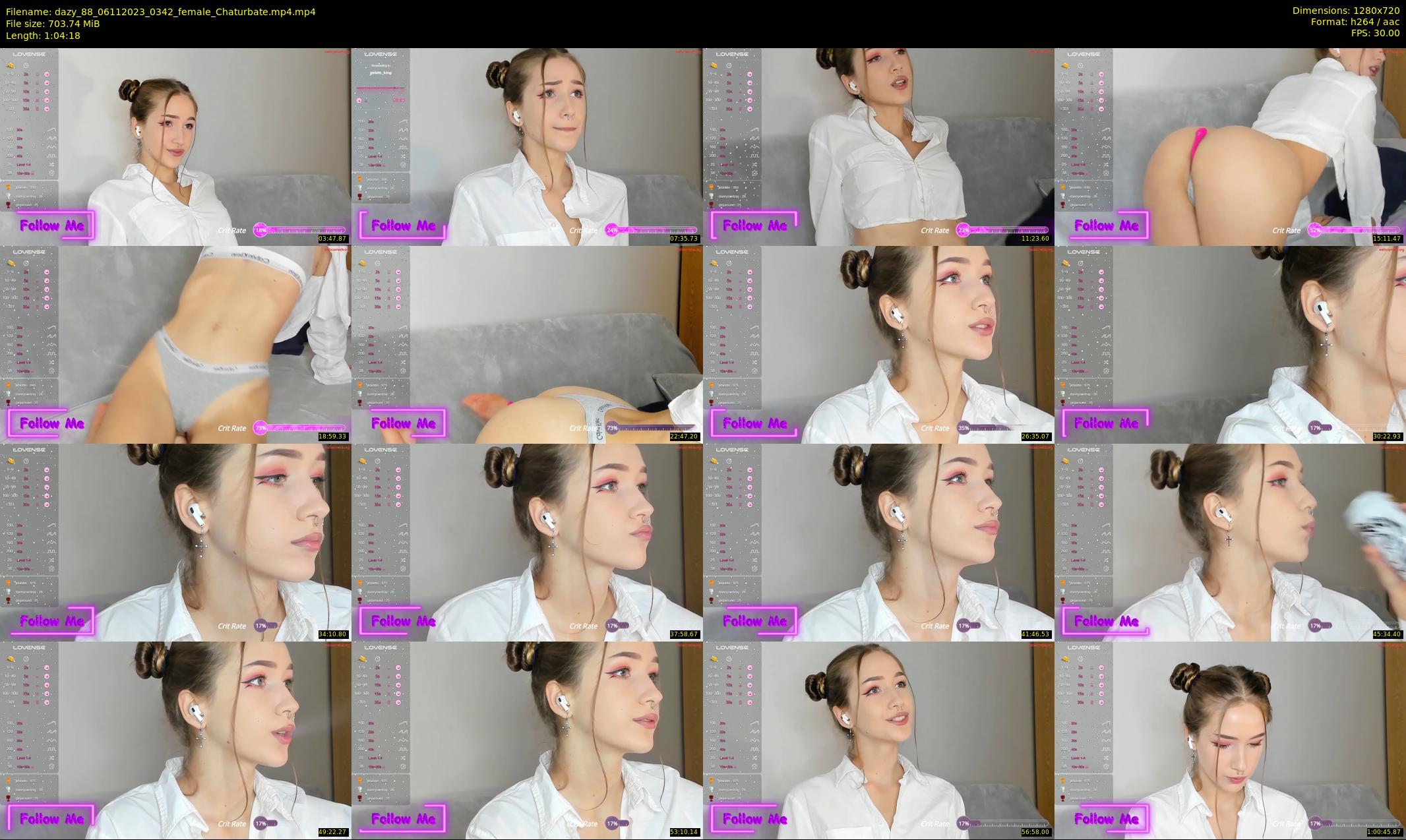 dazy_88 — 65 minute Chaturbate female cam show recording, 720p, Nov 6, 2023