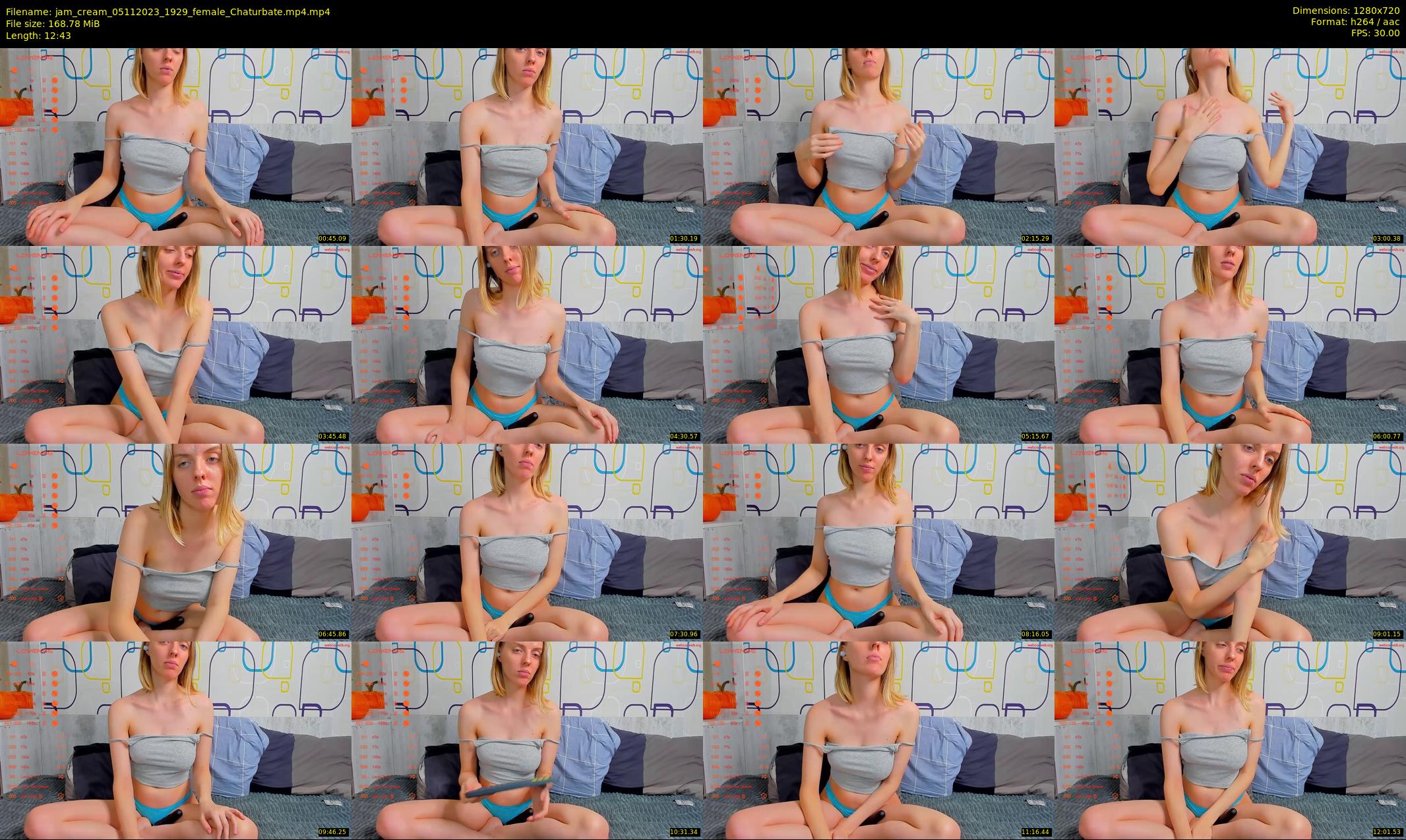 jam_cream — 13 minute Chaturbate female cam show recording, 720p, Nov 5, 2023