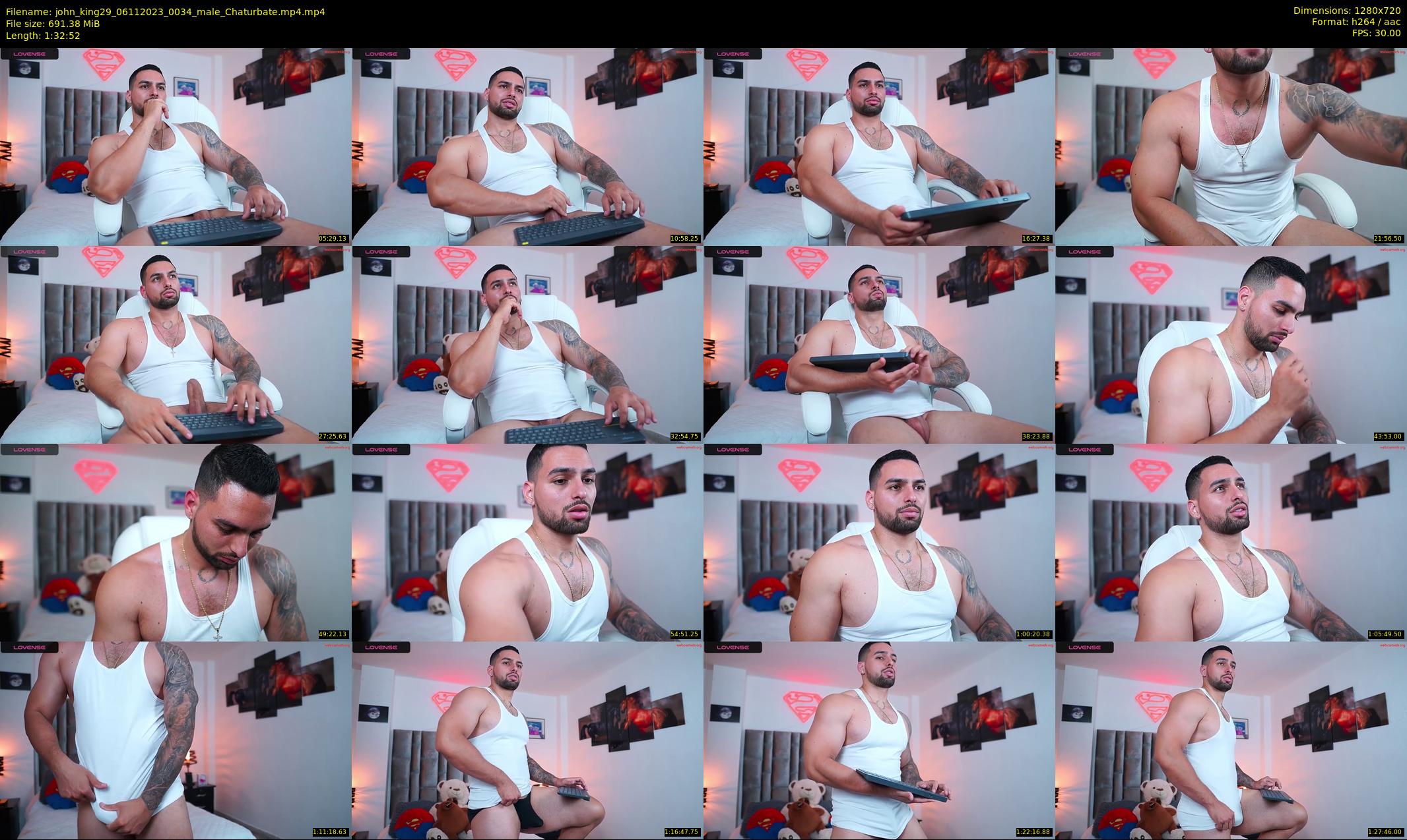 john_king29 — 93 minute Chaturbate male cam show recording, 720p, Nov 6, 2023