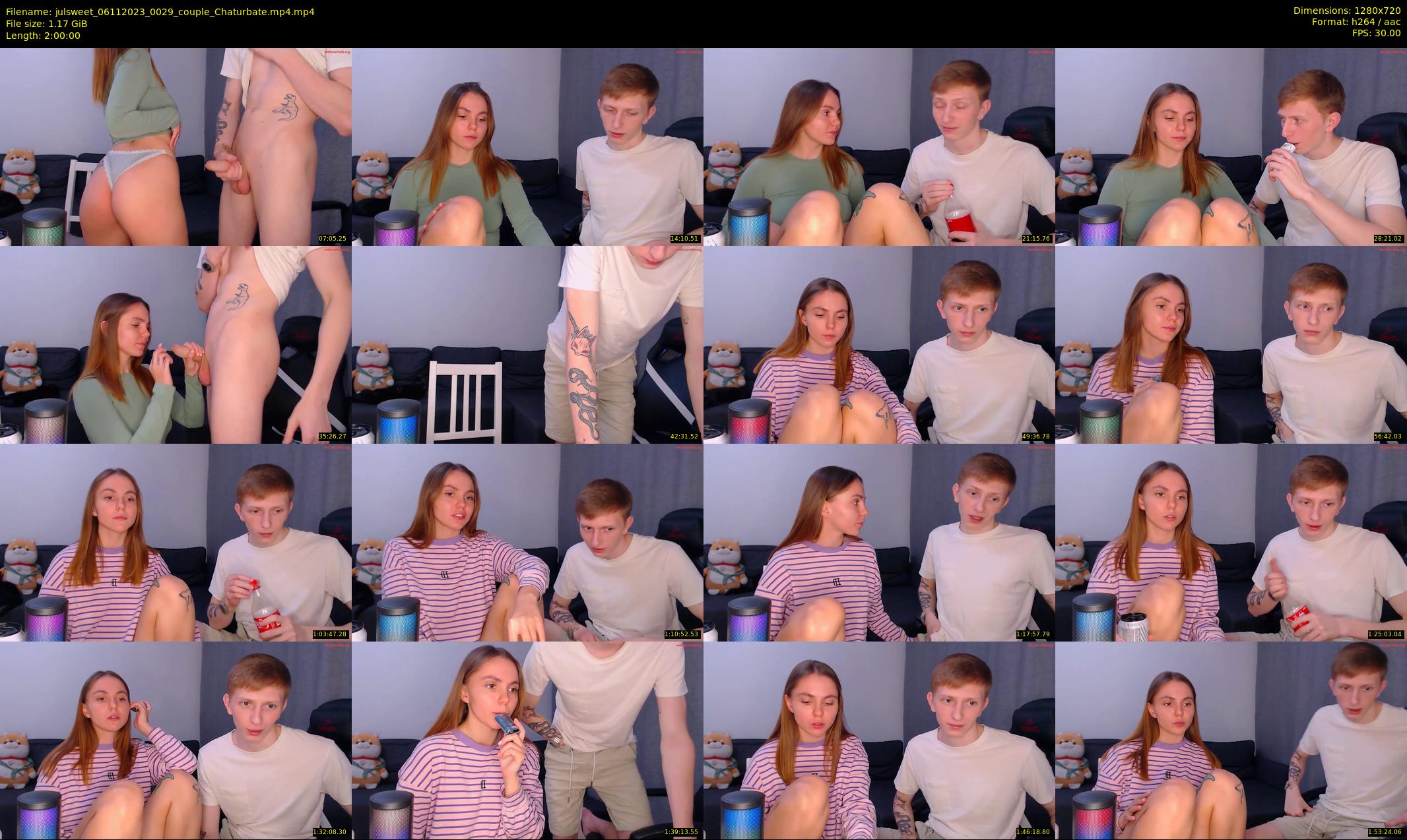 julsweet — 120 minute Chaturbate male cam show recording, 720p, Nov 6, 2023