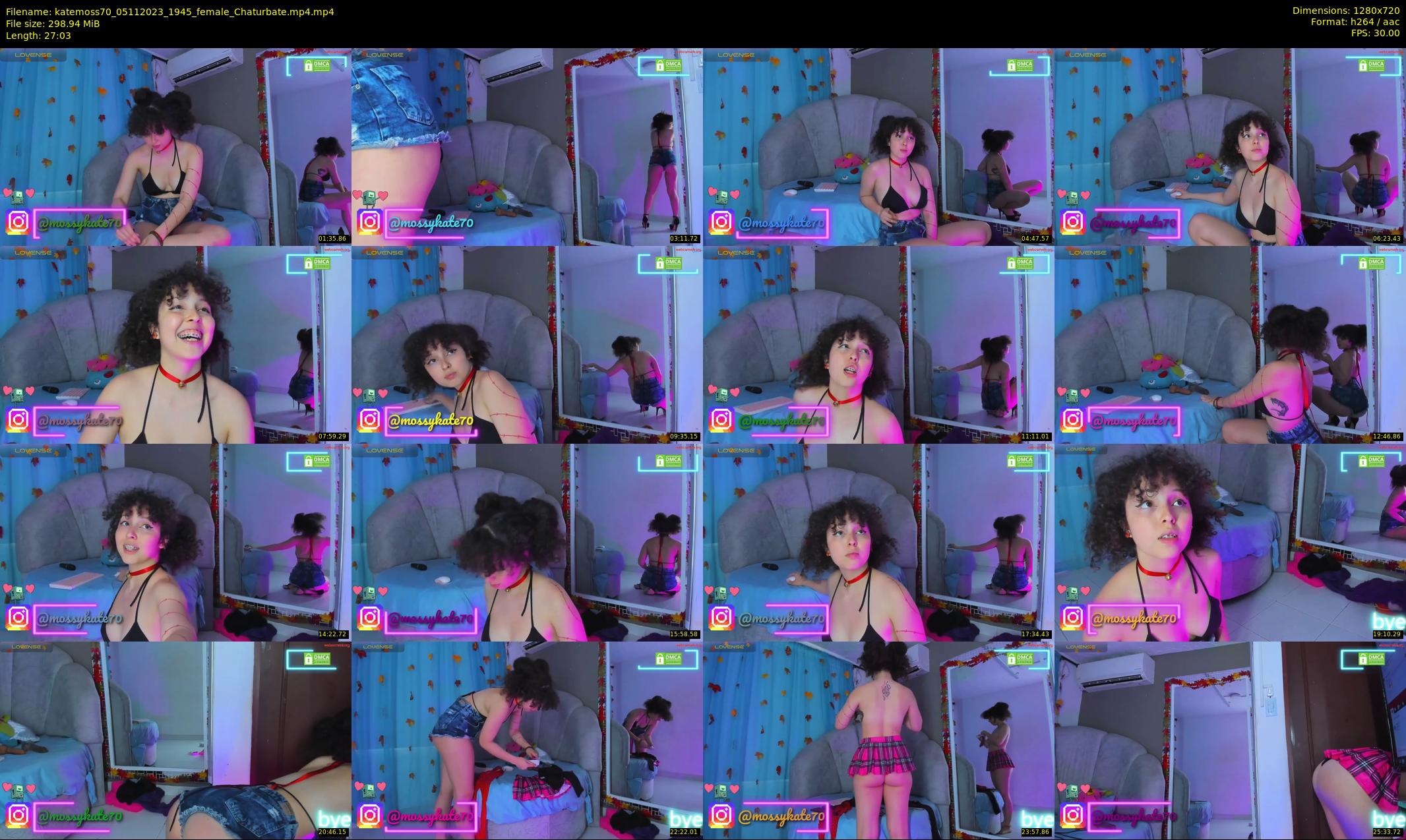 katemoss70 — 28 minute Chaturbate female cam show recording, 720p, Nov 5, 2023