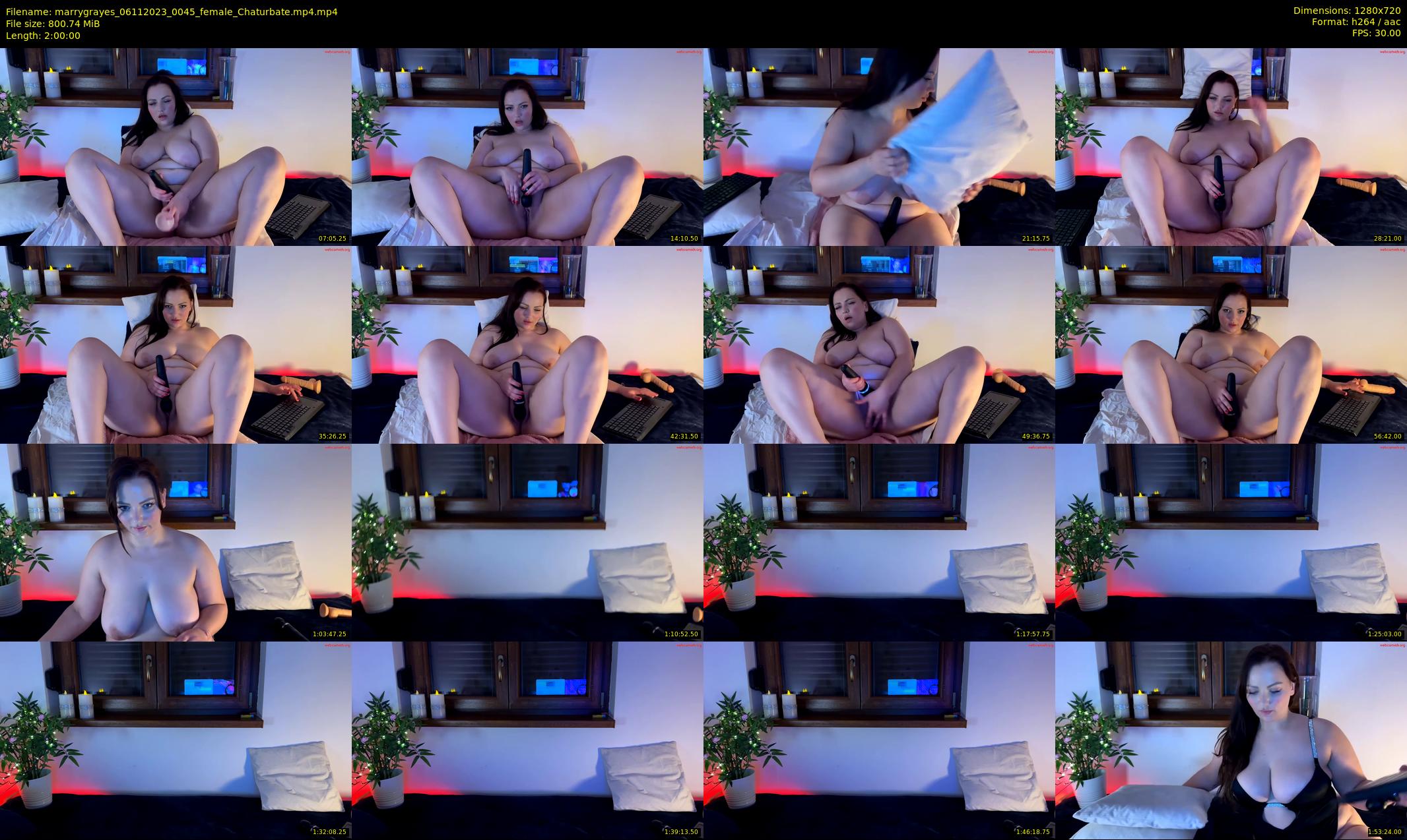 marrygrayes — 120 minute Chaturbate female cam show recording, 720p, Nov 6, 2023