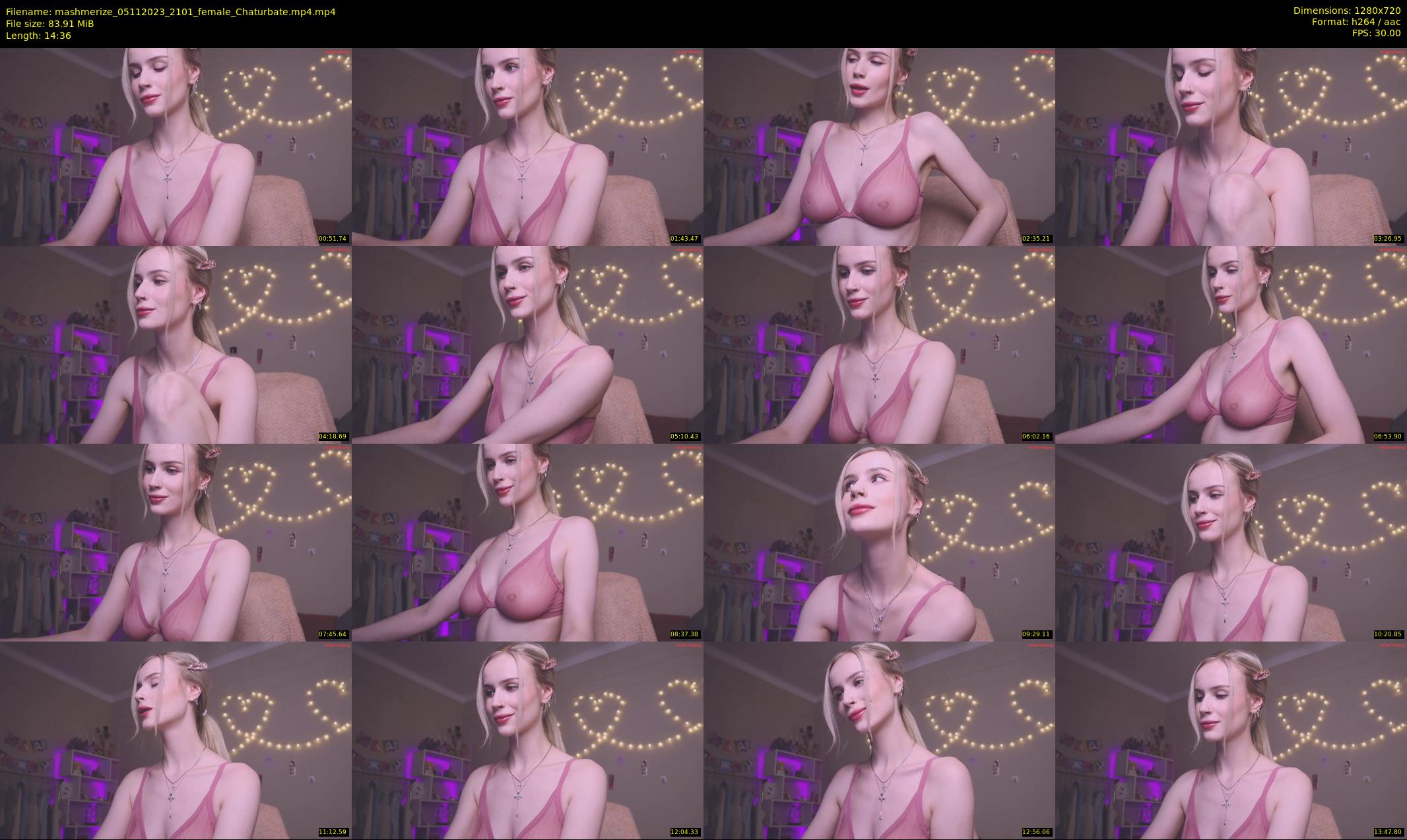 mashmerize — 15 minute Chaturbate female cam show recording, 720p, Nov 5, 2023