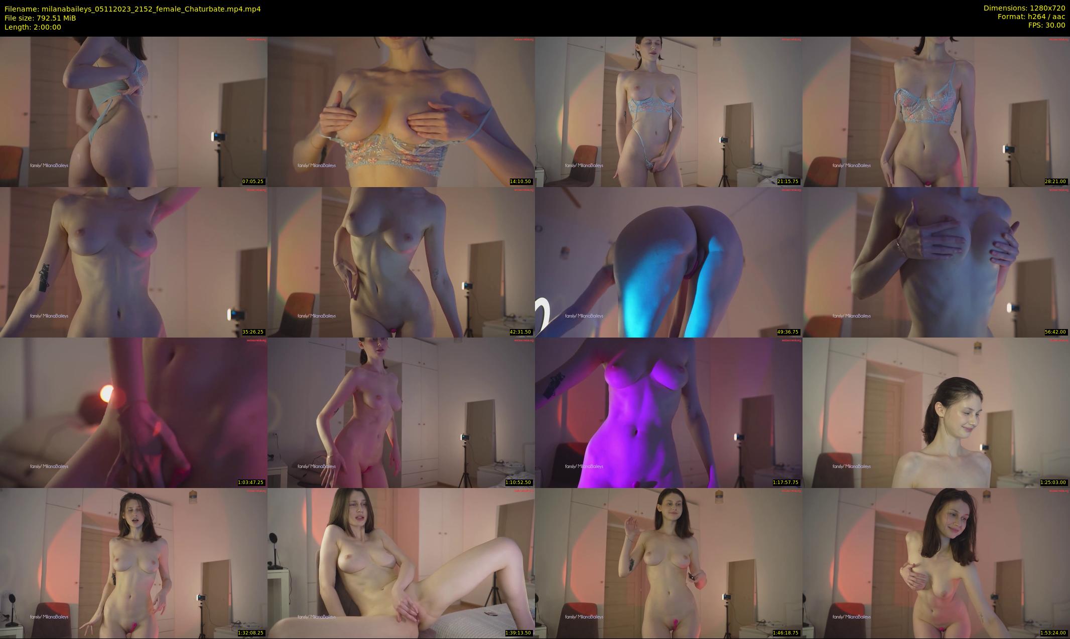 milanabaileys — 120 minute Chaturbate female cam show recording, 720p, Nov 5, 2023